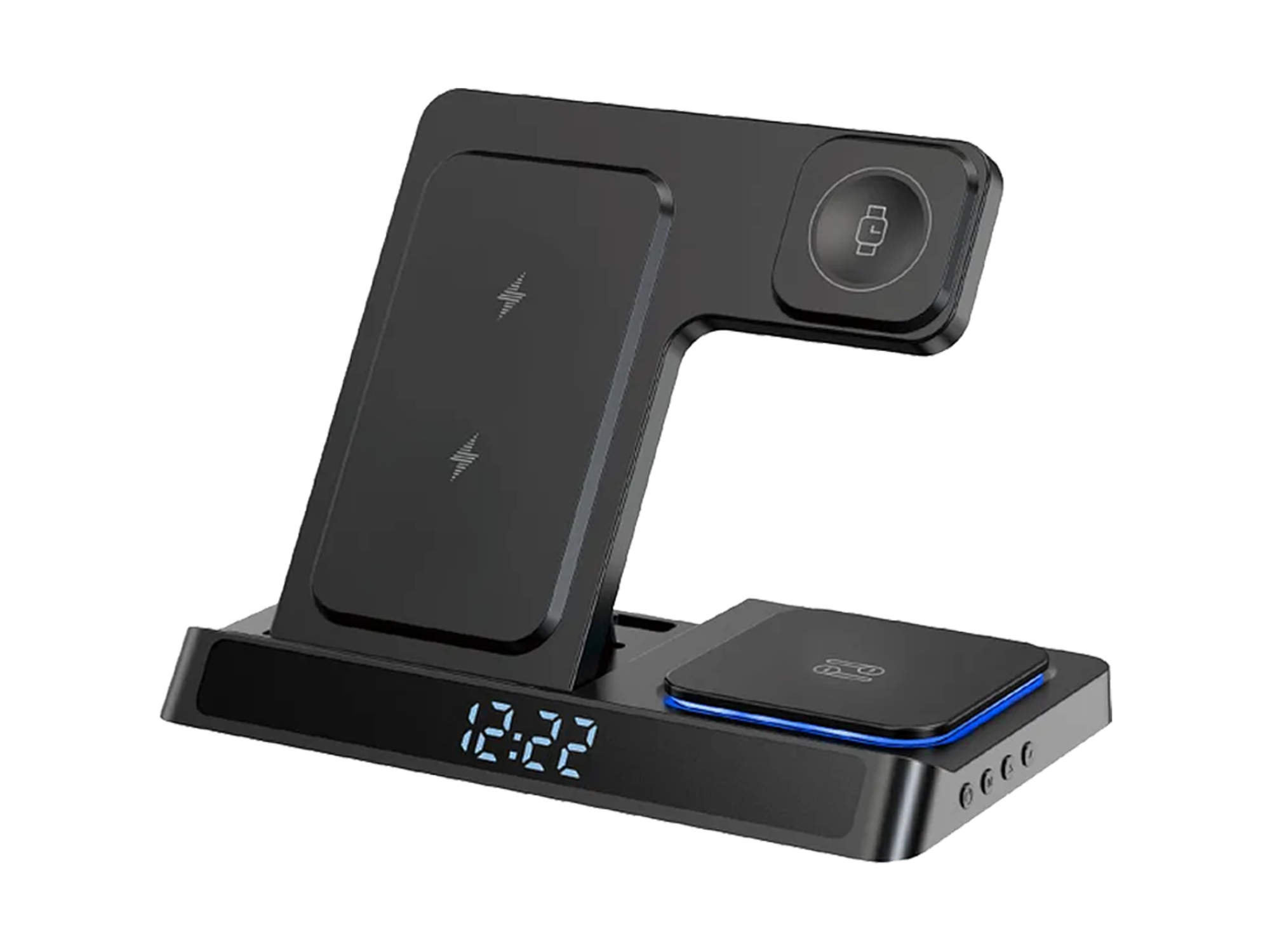 WiWU Wi-006 5 in 1 Wireless Charging Station with Clock 15W - Best Prices