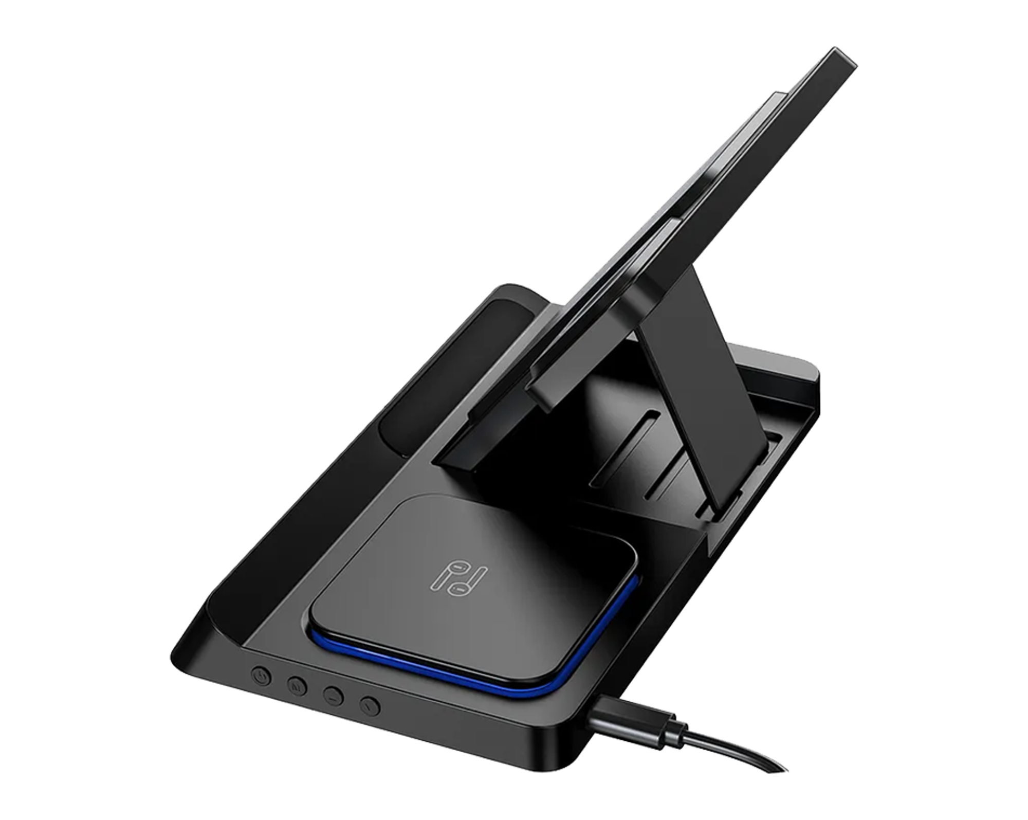 WiWU Wi-006 5 in 1 Wireless Charging Station with Clock 15W - Best Prices