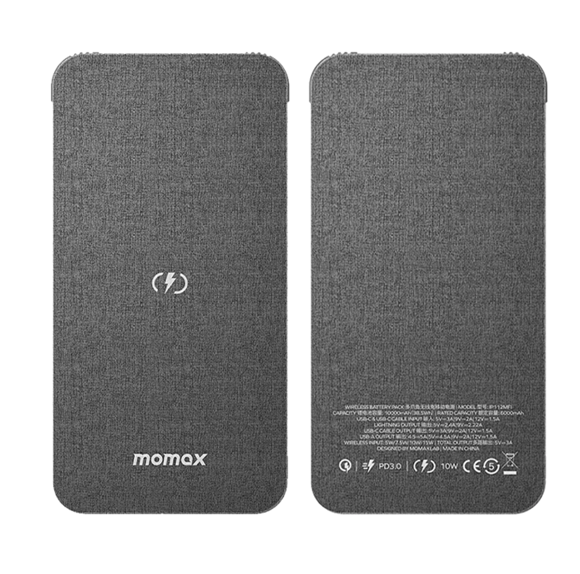 Momax IP112MFI Q.Power Touch 2 Wireless Battery Pack 10,000mAh - Best Prices