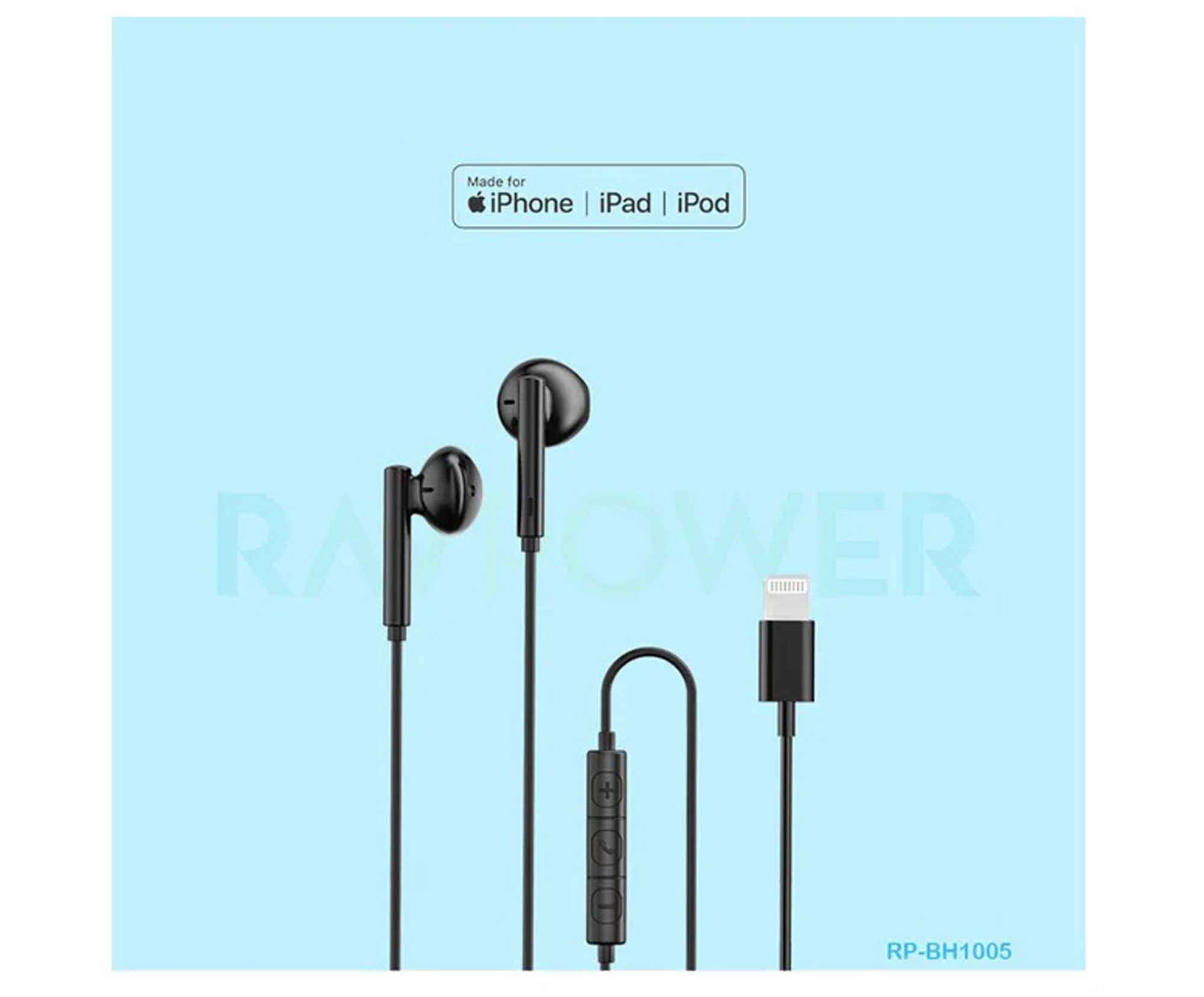RAVPower RP-BH1005 Wired Earphone with Lightning Connector - Best Prices