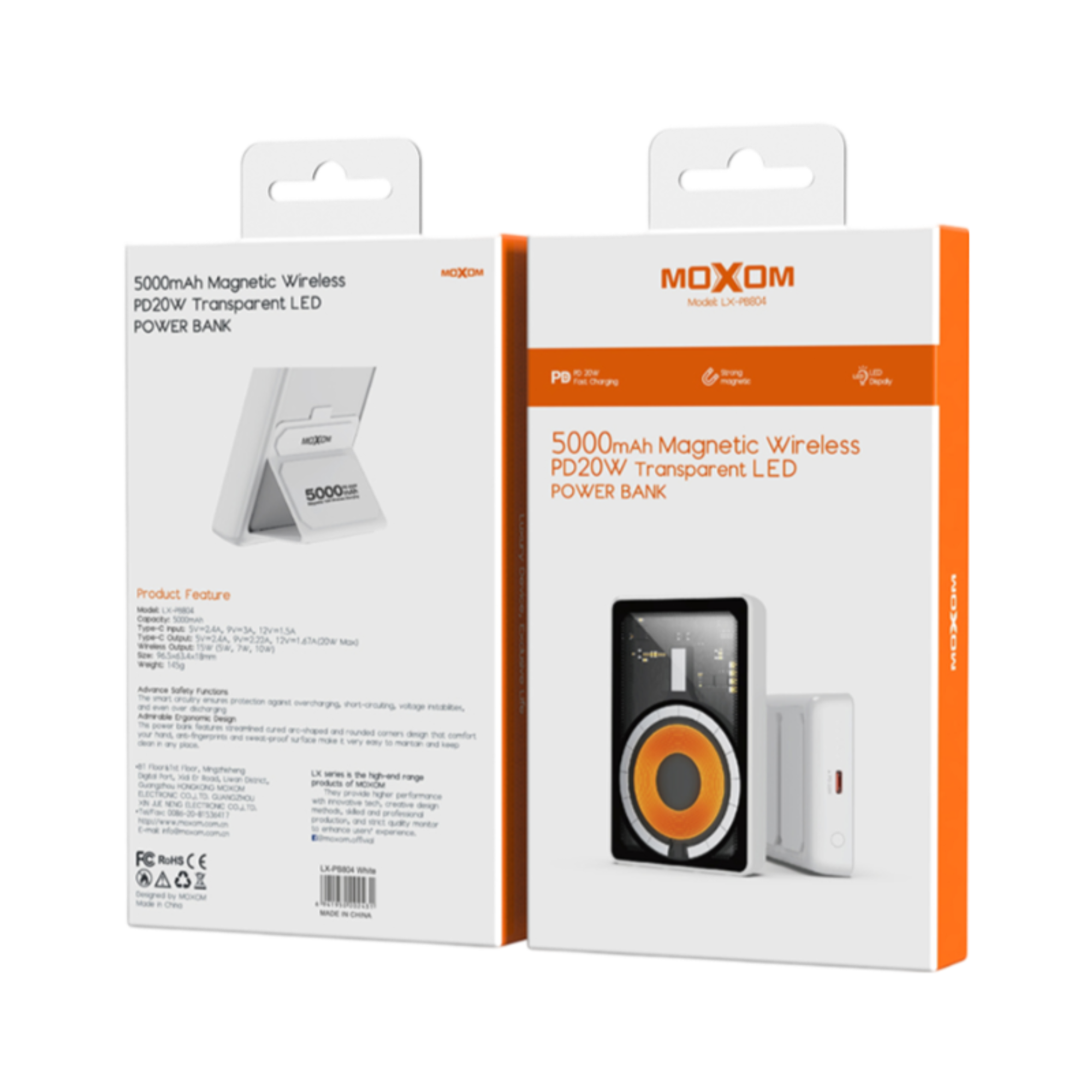 Moxom LX-PB804 MagSafe Power Bank 5,000mAh 20W - Best Prices