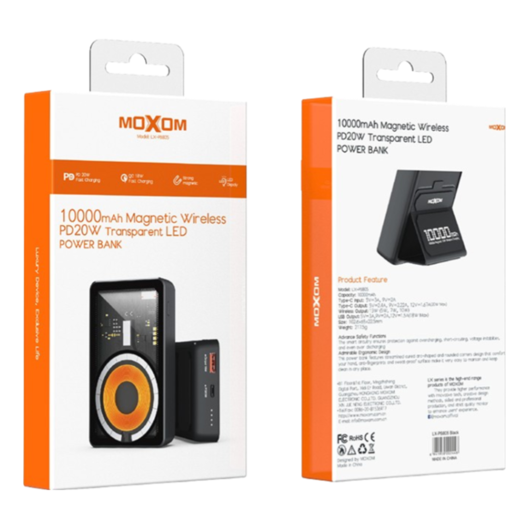 Moxom LX-PB805 MagSafe Power Bank 10,000mAh 20W - Best Prices