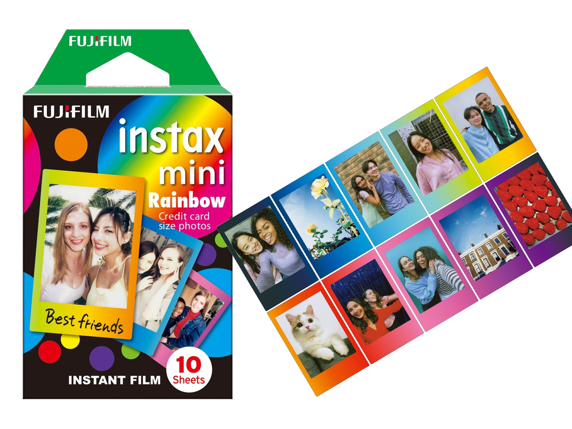 Fujifilm Instax Mini Colour Film with Border (10 Sheets) - Best Prices