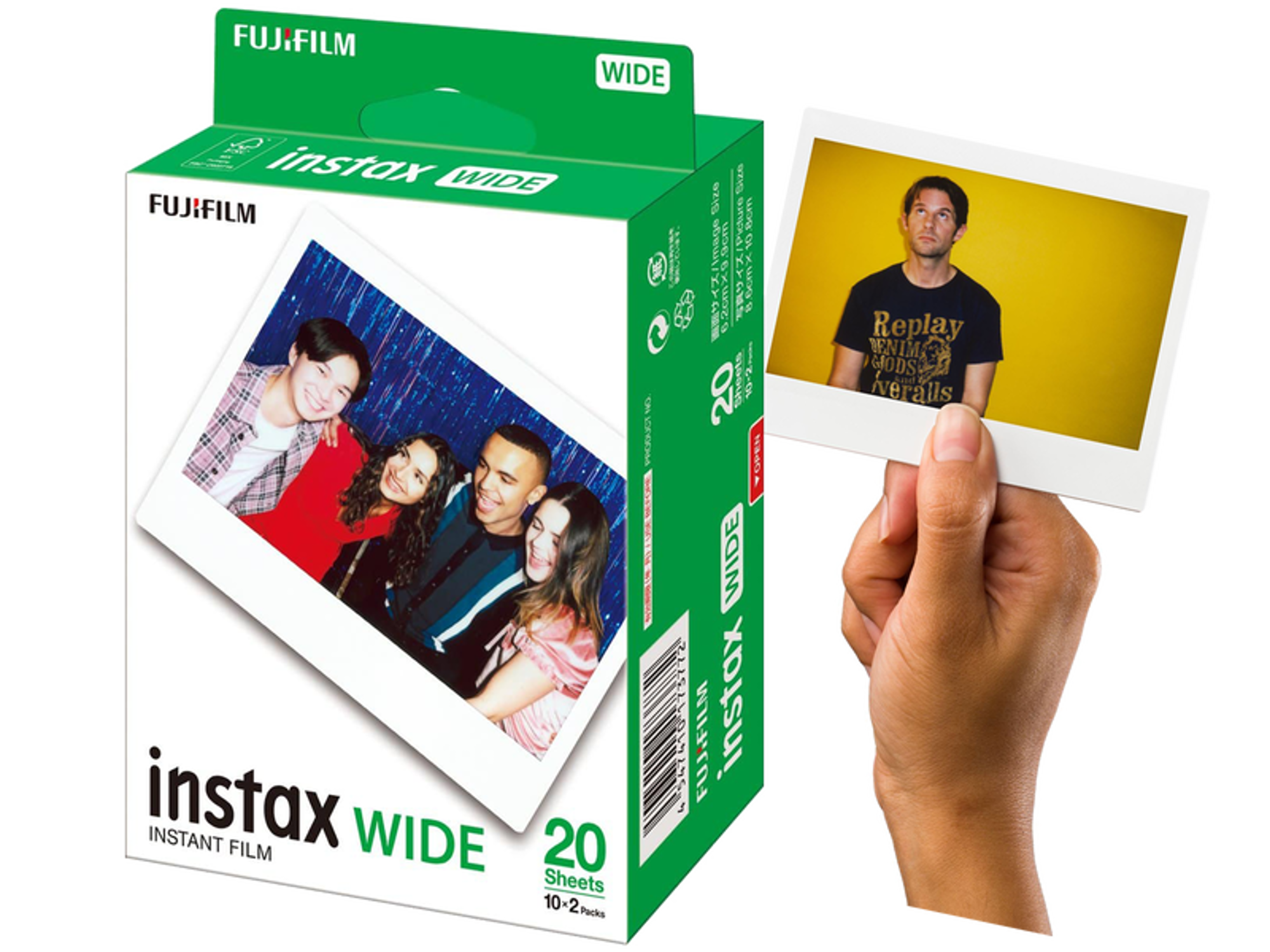Fujifilm Instax Wide Film (20 Sheets) - Best Prices
