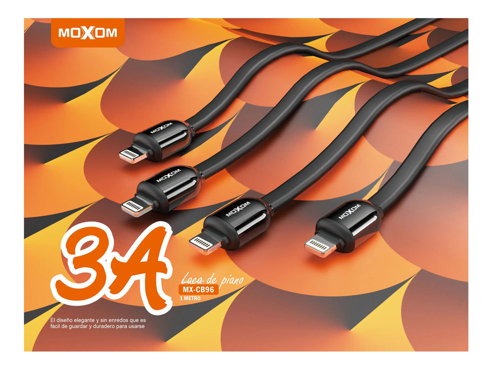 Moxom MX-CB96 USB Data Cable 3A 3.0 Fast Quick Charging - Best Prices