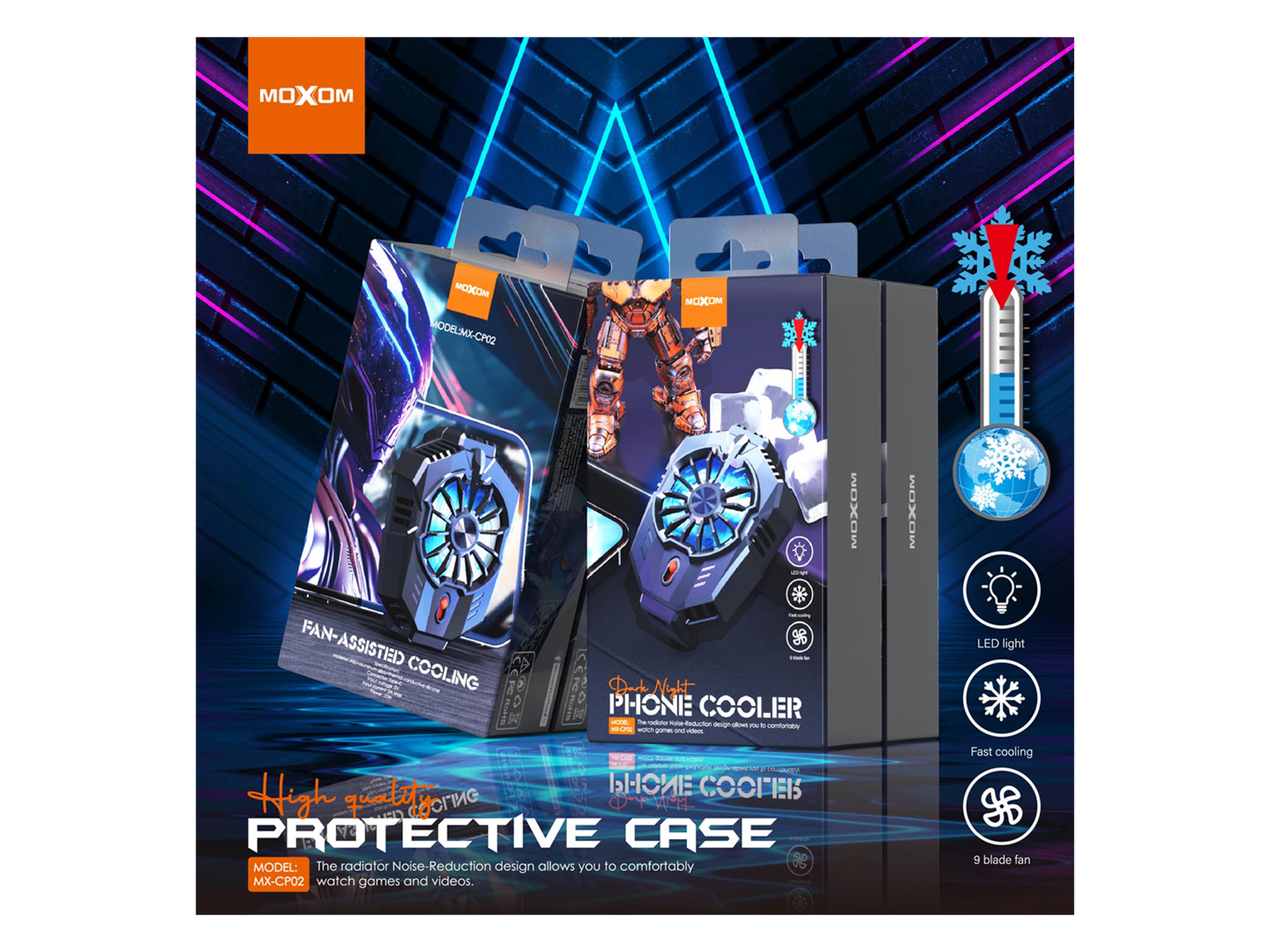 Moxom MX-CP02  Magnetic Phone Cooler - Best Prices