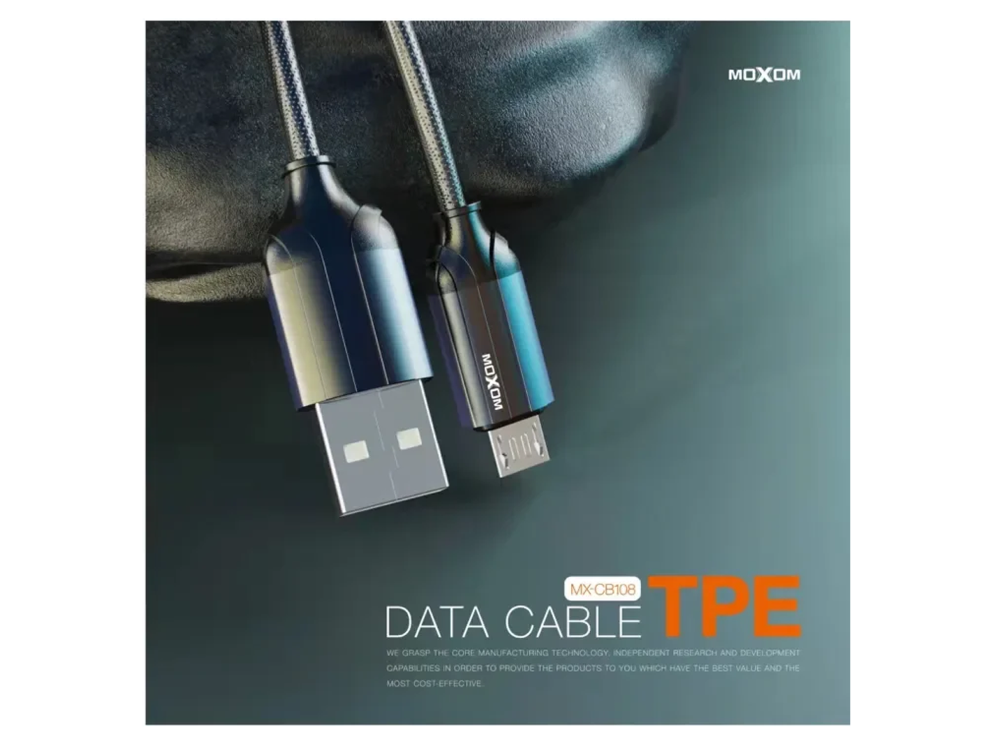 Moxom MX-CB108 3A TPE Data Cable USB Type-C Cable - Best Prices