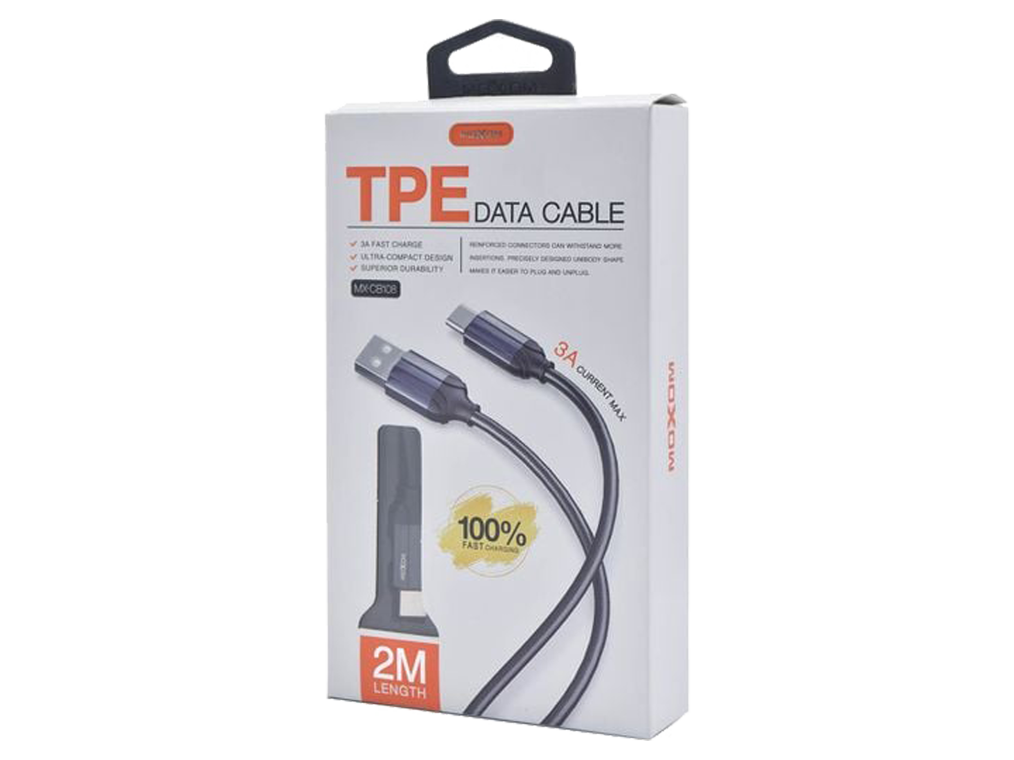 Moxom MX-CB108 3A TPE Data Cable USB Type-C Cable - Best Prices