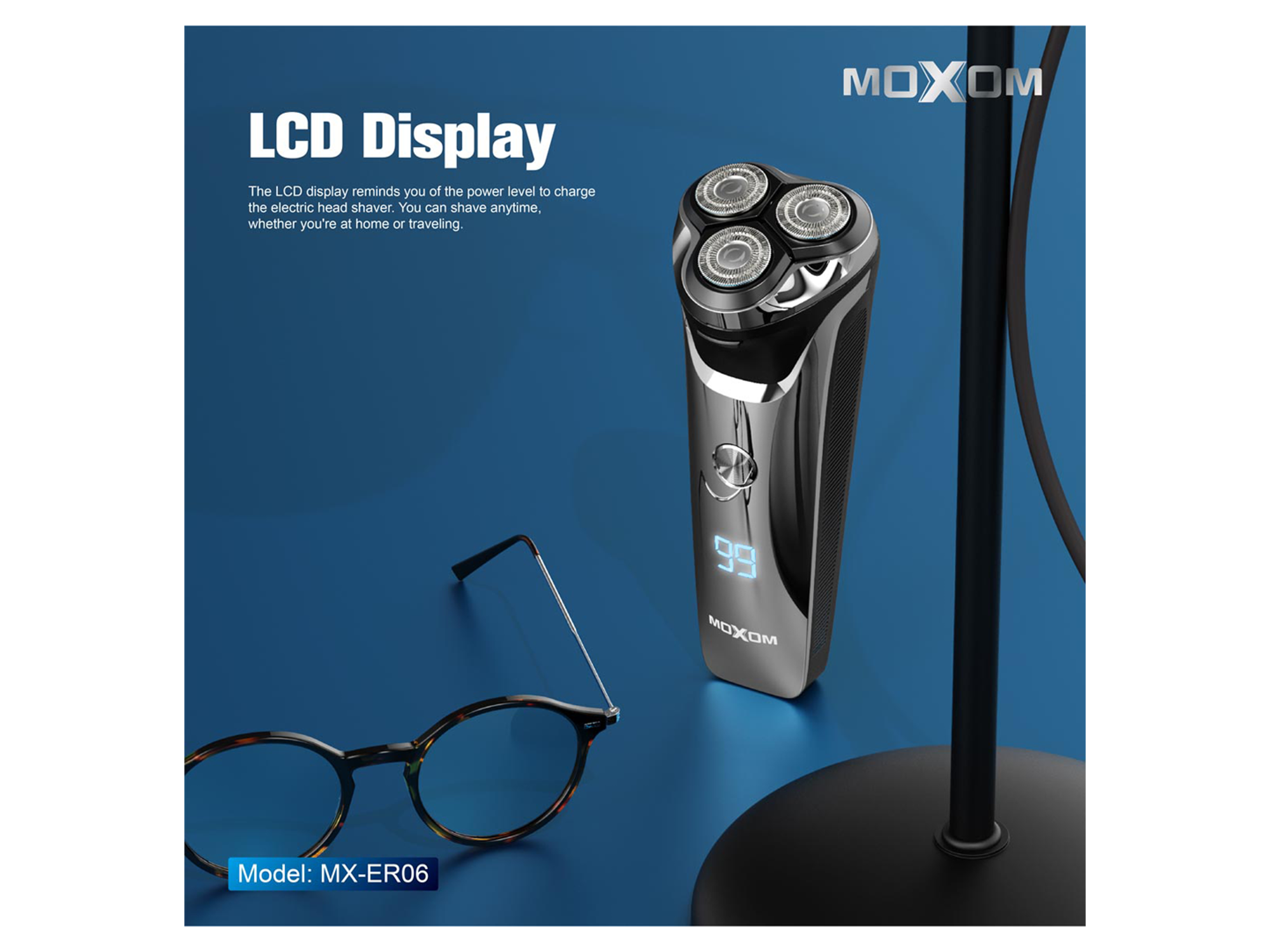 Moxom MX-ER06 Refinement LCD Electric Shaver - Best Prices