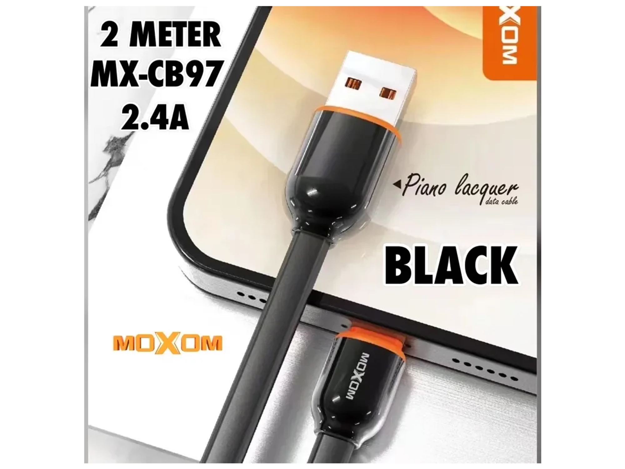 Moxom MX-CB97 Piano Lacquer Data Cable - Best Prices