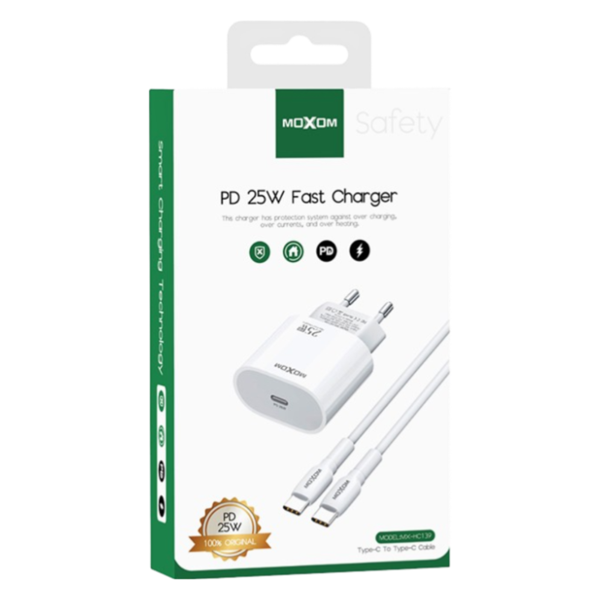 موكسم MX-HC139 شاحن سريع تايب-سي 25 واط - أفضل سعر