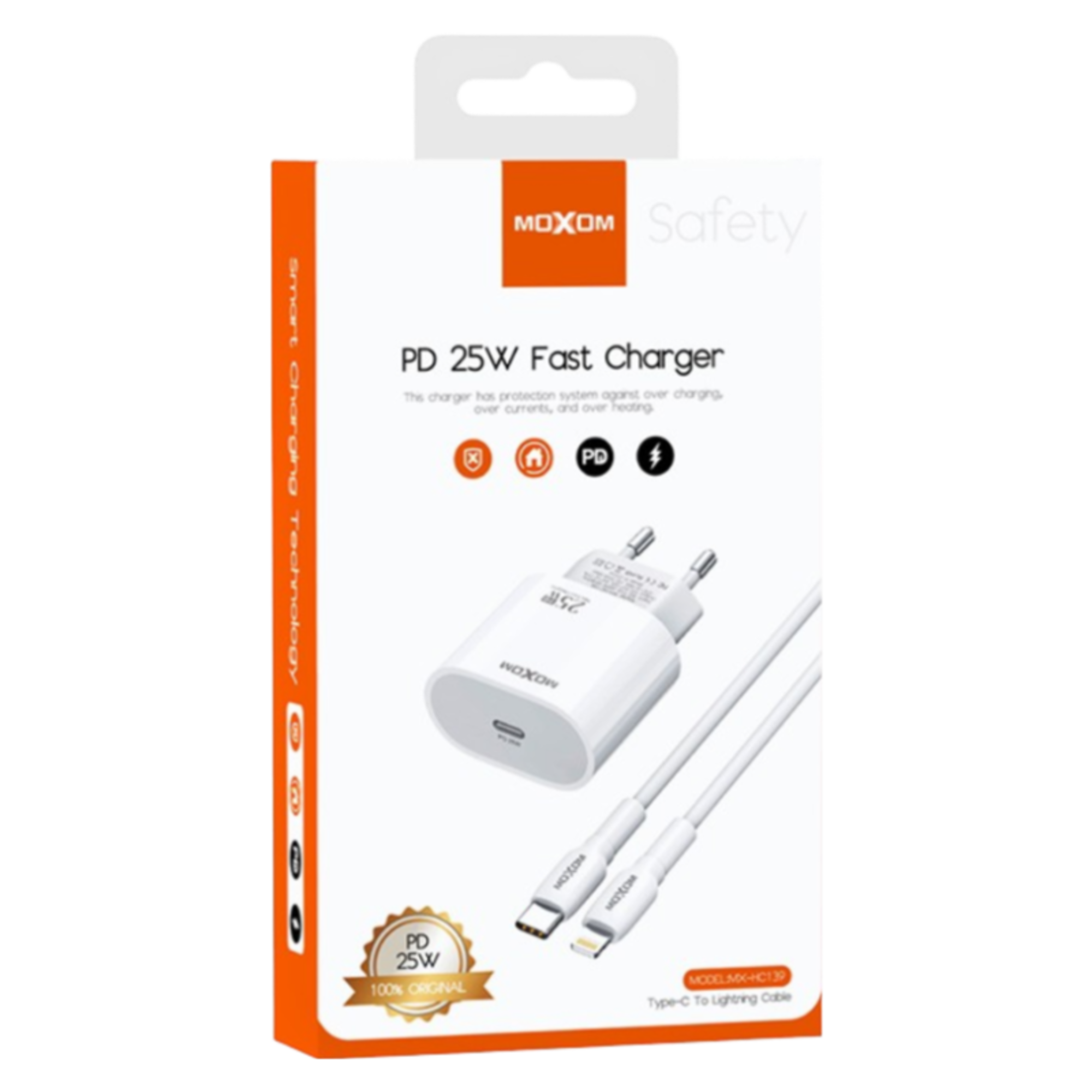 موكسم MX-HC139 شاحن سريع لايتننج 25 واط - أفضل سعر