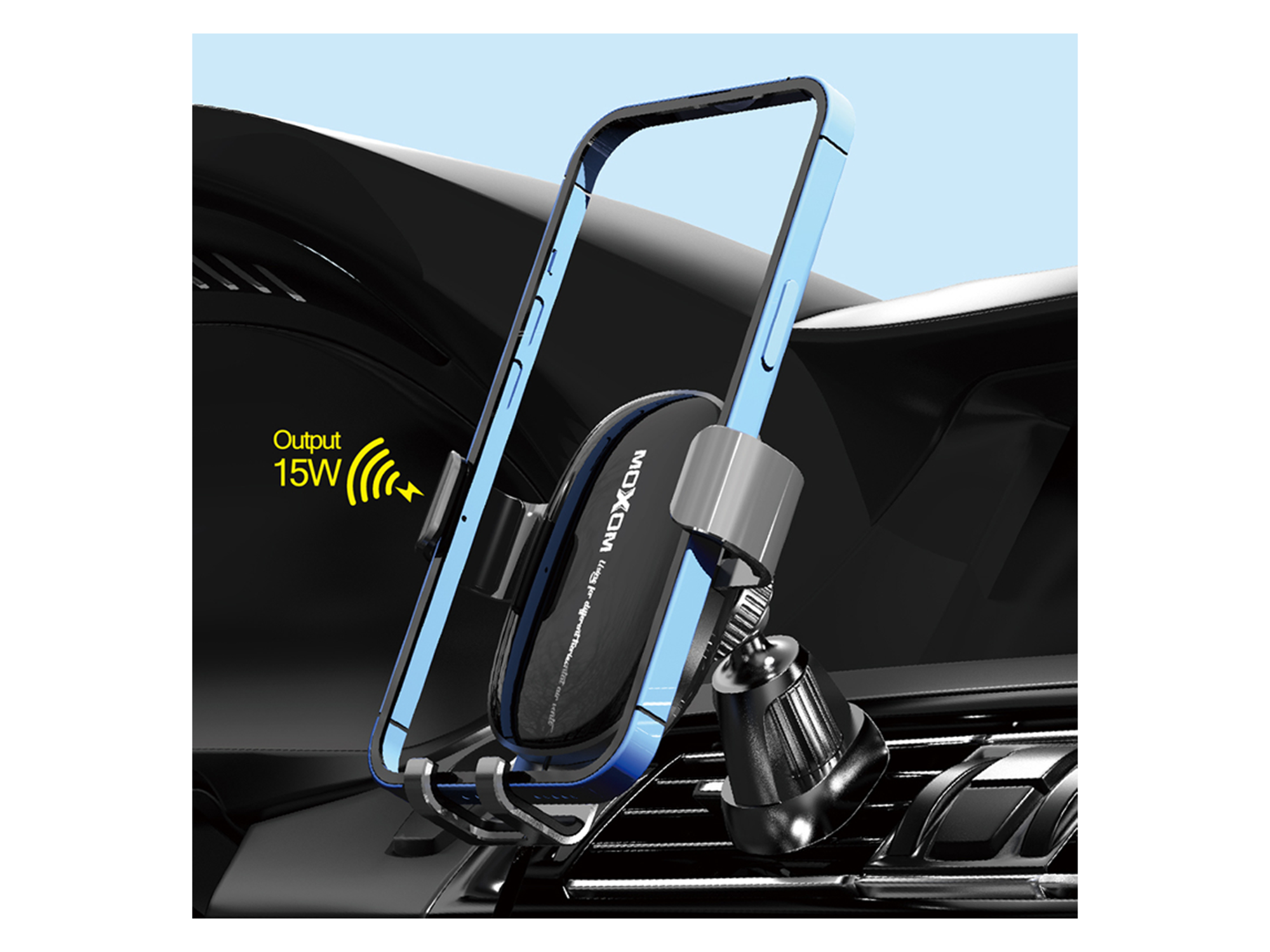 Moxom MX-VS84 Car Phone Holder Charger 15W - Best Prices