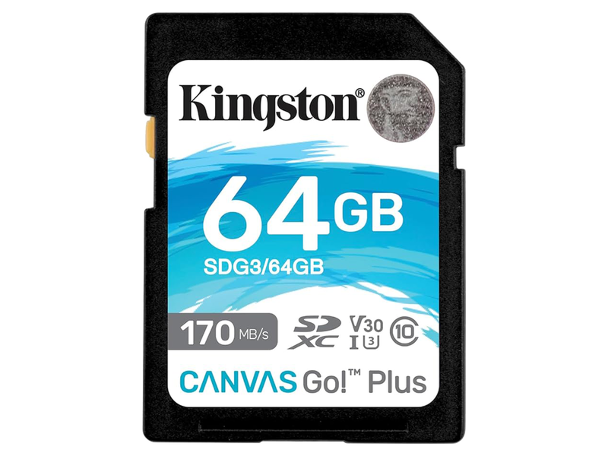 Kingston Canvas Go! Plus UHS-I SDXC Memory Card 64GB