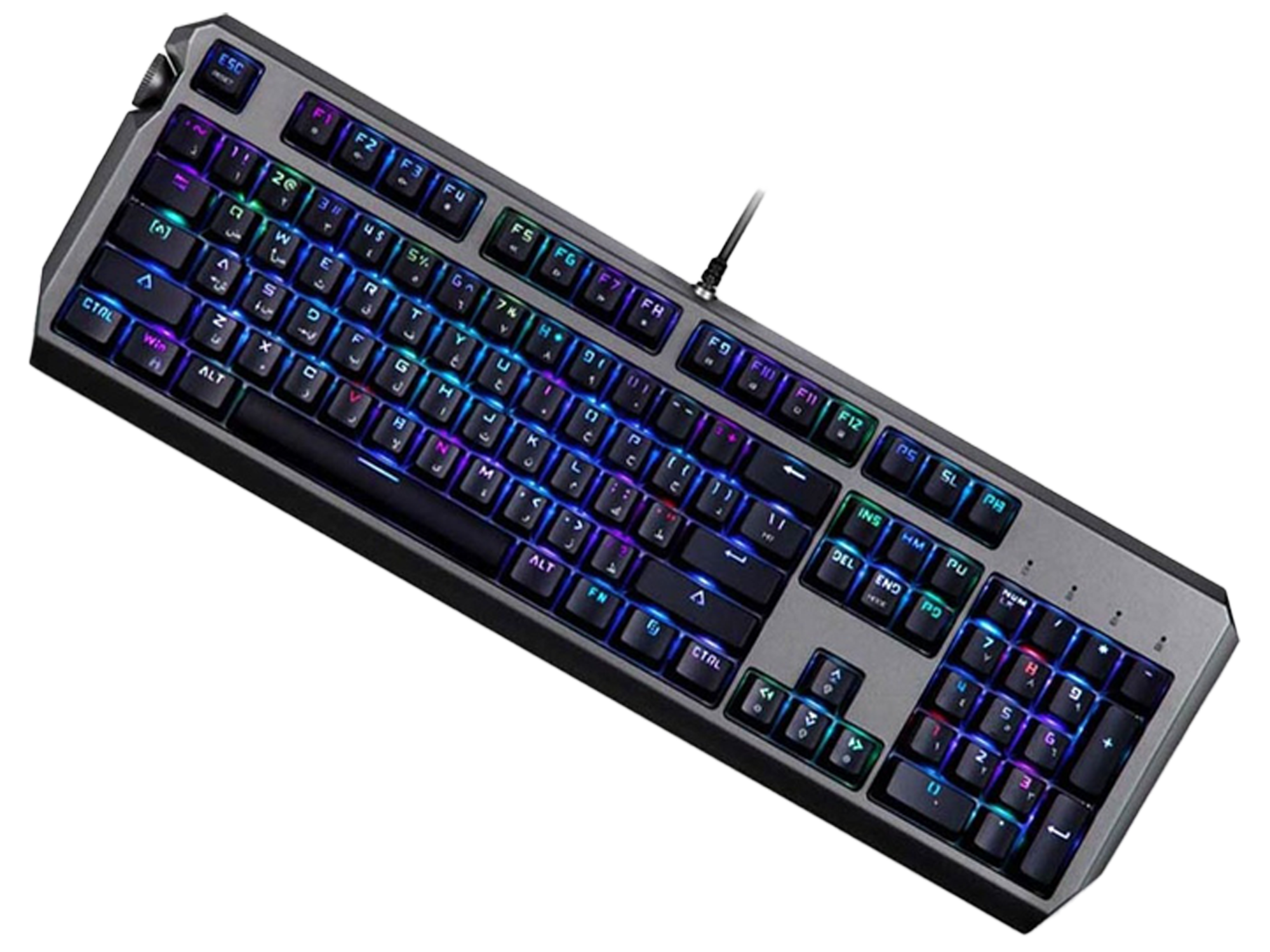 Porodo Gaming Wired Full Keyboard with Gateron Switch PDX219