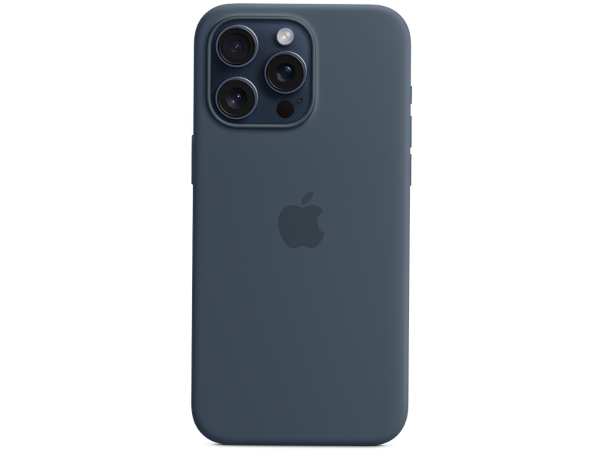 iPhone 15 Pro Silicone Case with MagSafe Storm Blue - Best Prices