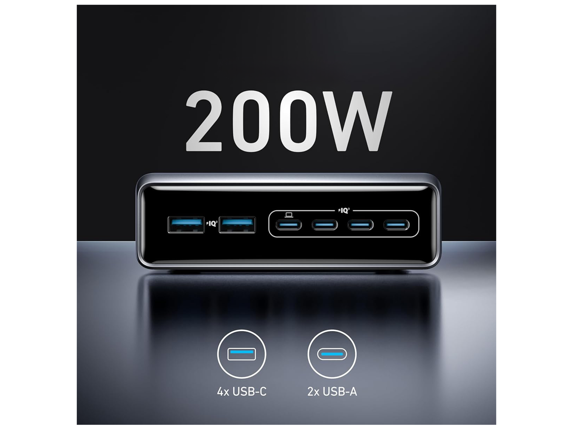 Anker Prime GaN 200W USB C Charger, 6 Port GaN Charging Station - Best Prices