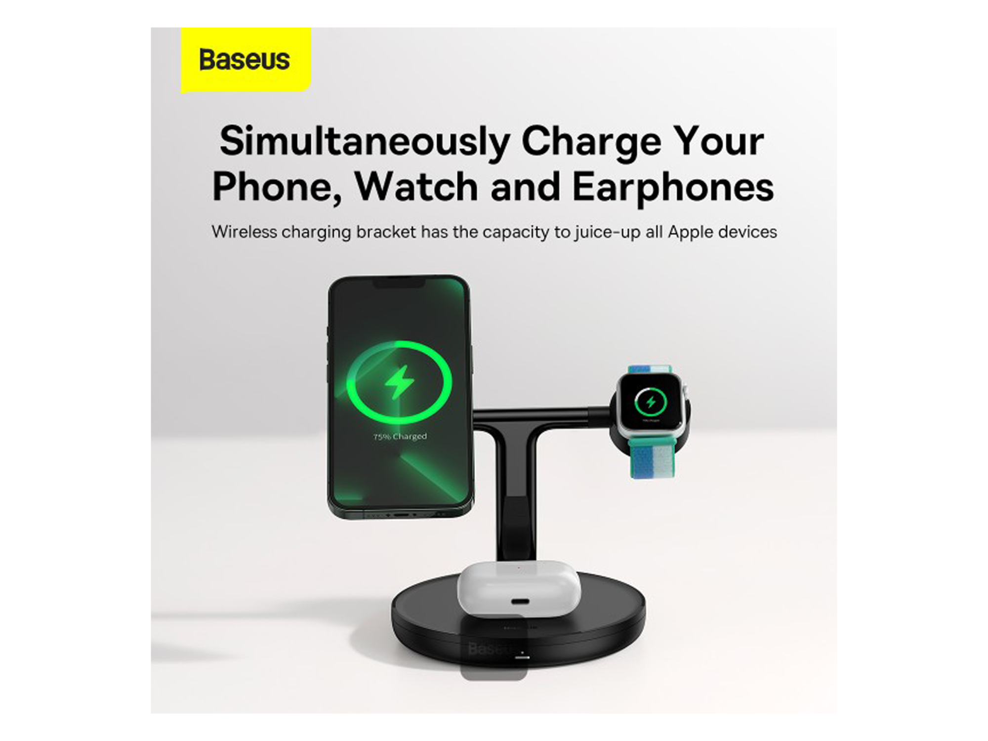 Baseus Swan 3 in 1 Wireless Magnetic Charging 20W - Best Prices