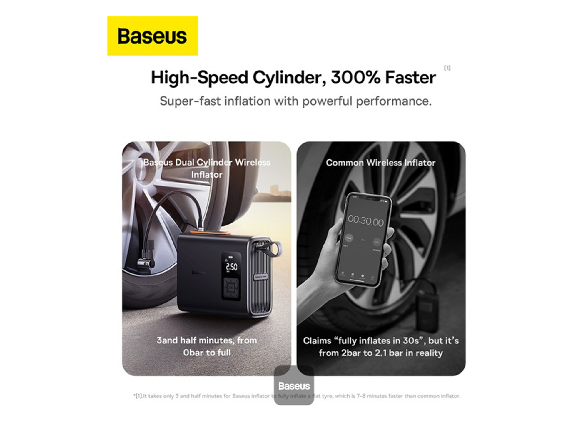 Baseus Mega Energy Pump Dual Cylinder Wireless Inflator-Baseus Mega Energy Pump Dual Cylinder Wireless Inflator-null