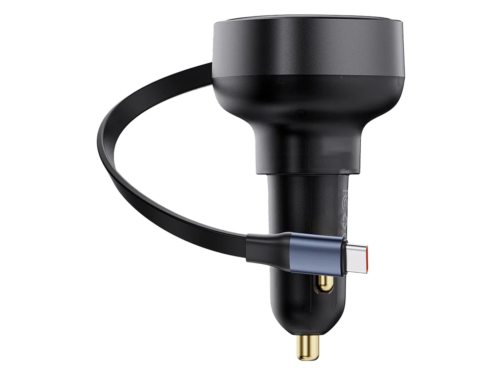 Baseus Enjoyment Pro Retractable USB-C Car Charger 60W-Baseus Enjoyment Pro Retractable USB-C Car Charger 60W-null