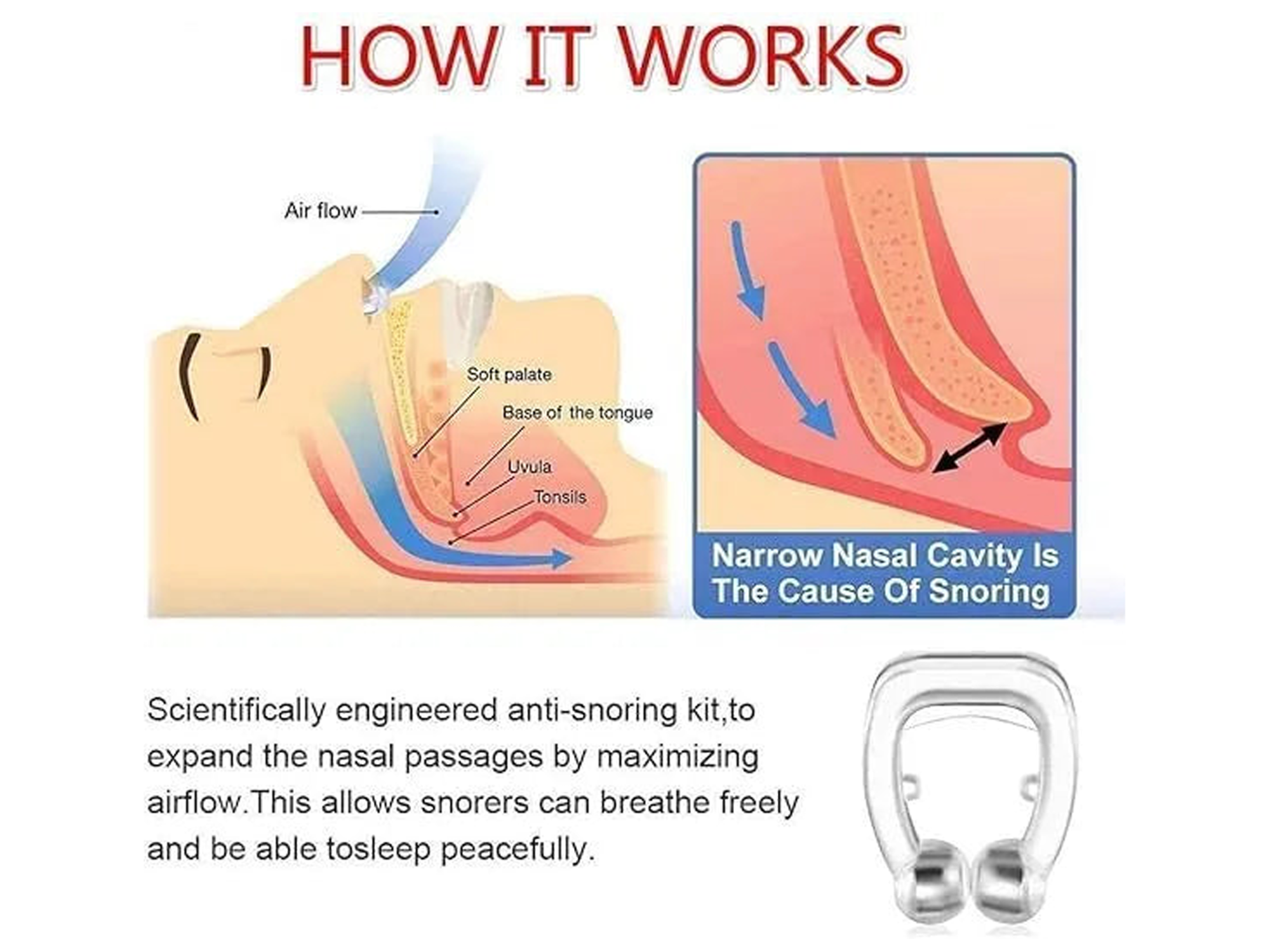 Anti-Snoring Sleep Clips - Best Prices