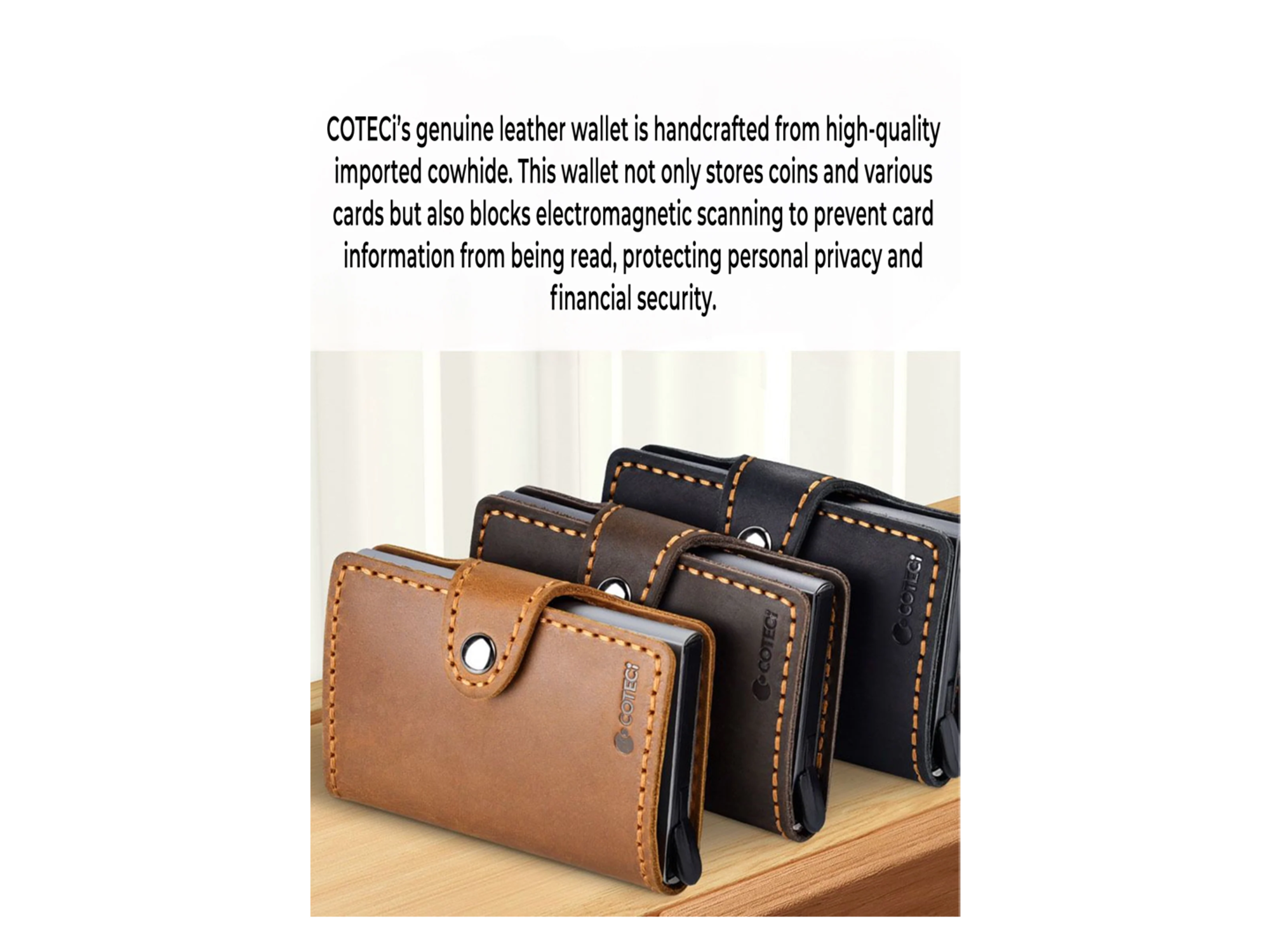 COTECi Luxury Series Anti-Theft Swipe Card Case - Best Prices