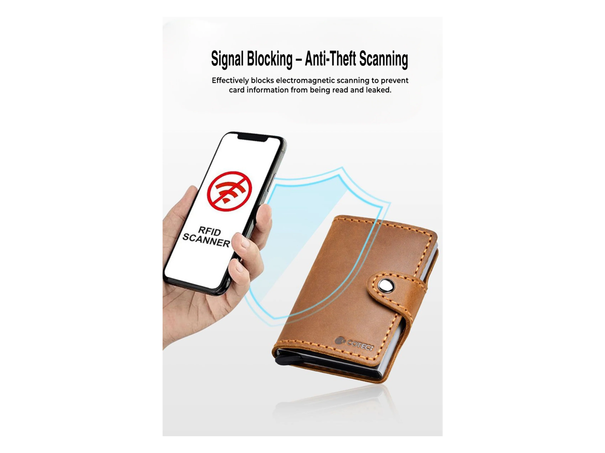 COTECi Luxury Series Anti-Theft Swipe Card Case - Best Prices