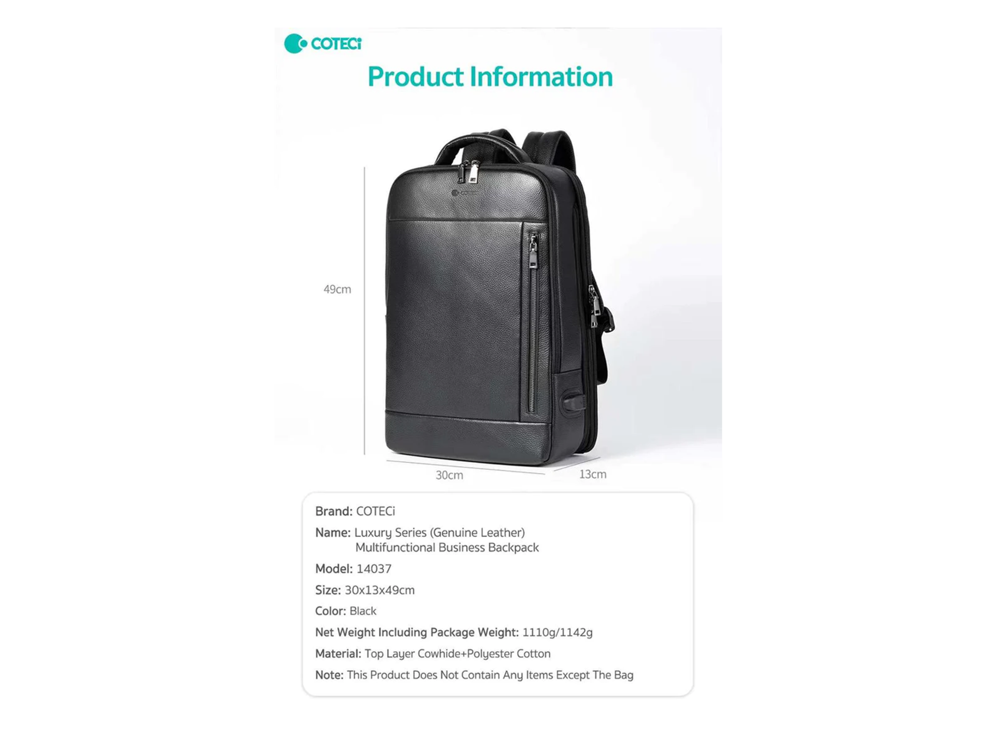 COTECi Luxury Series Business Backpack - Best Prices