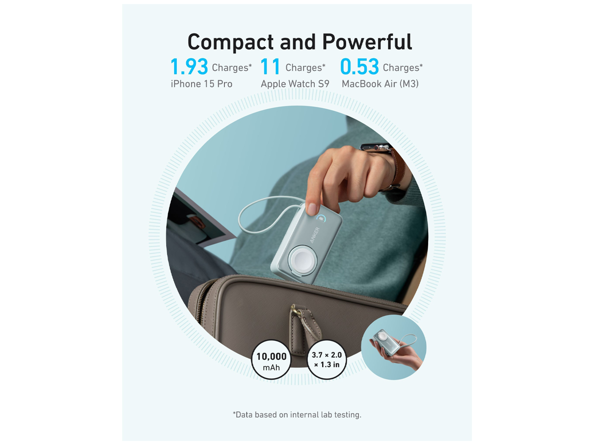 Anker MagGo Power Bank 10K, 35W, For Apple Watch - Best Prices