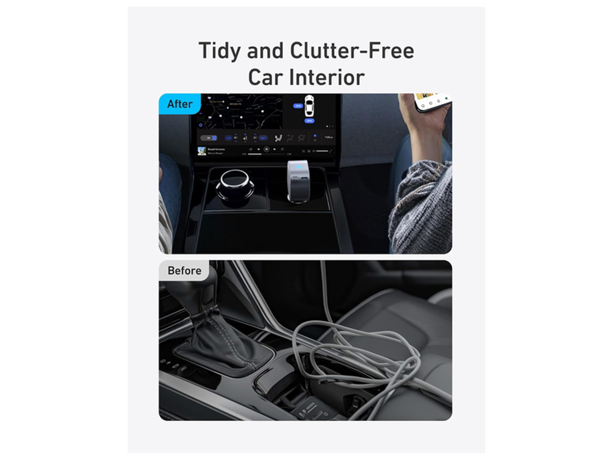 Anker Nano Car Charger 75W, USB-C Port, Built-In Retractable USB-C Cable - Best Prices