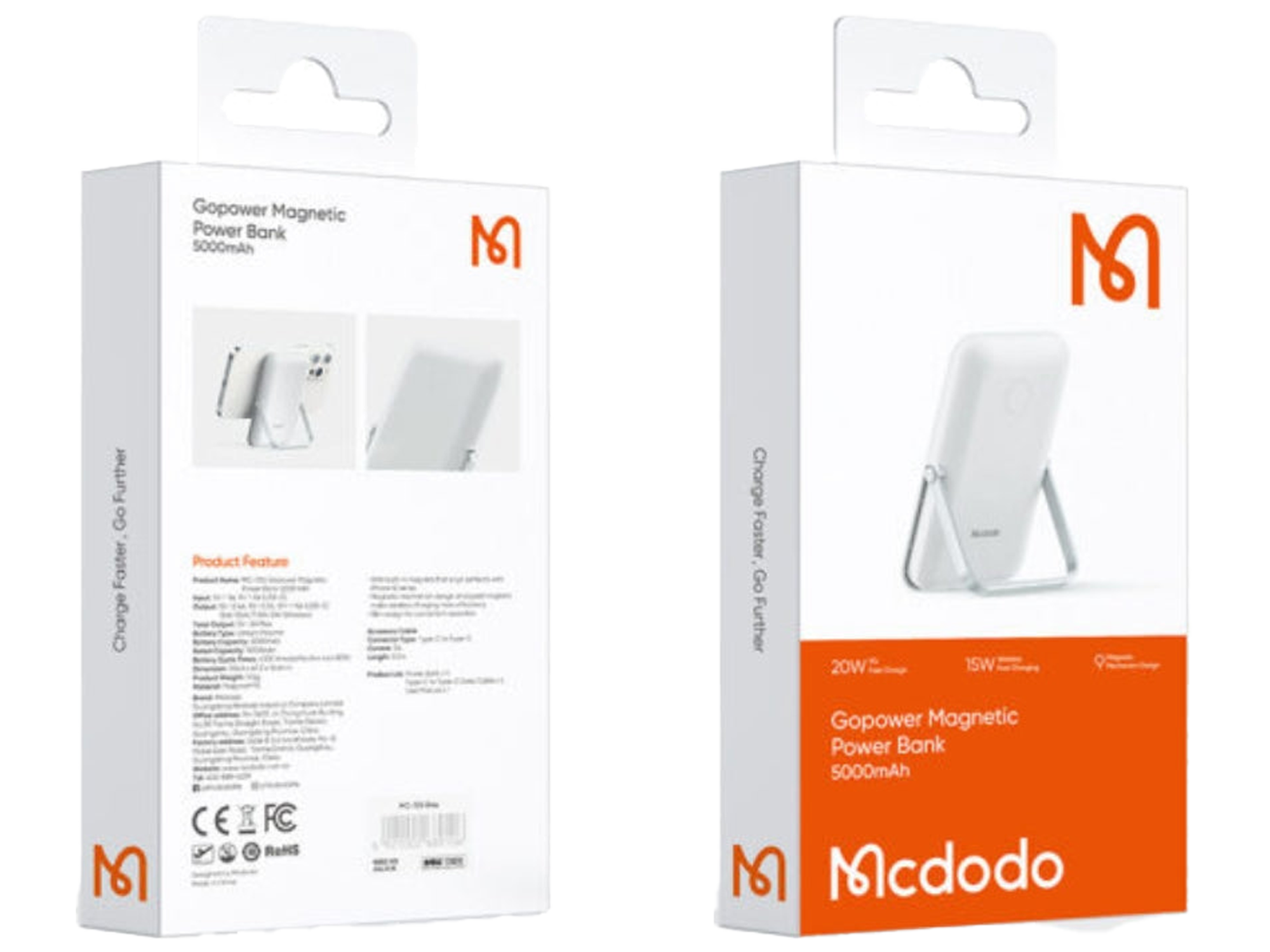 Mcdodo MC-7051 Magnetic Wireless Charging Power Bank 5000mAh - Best Prices