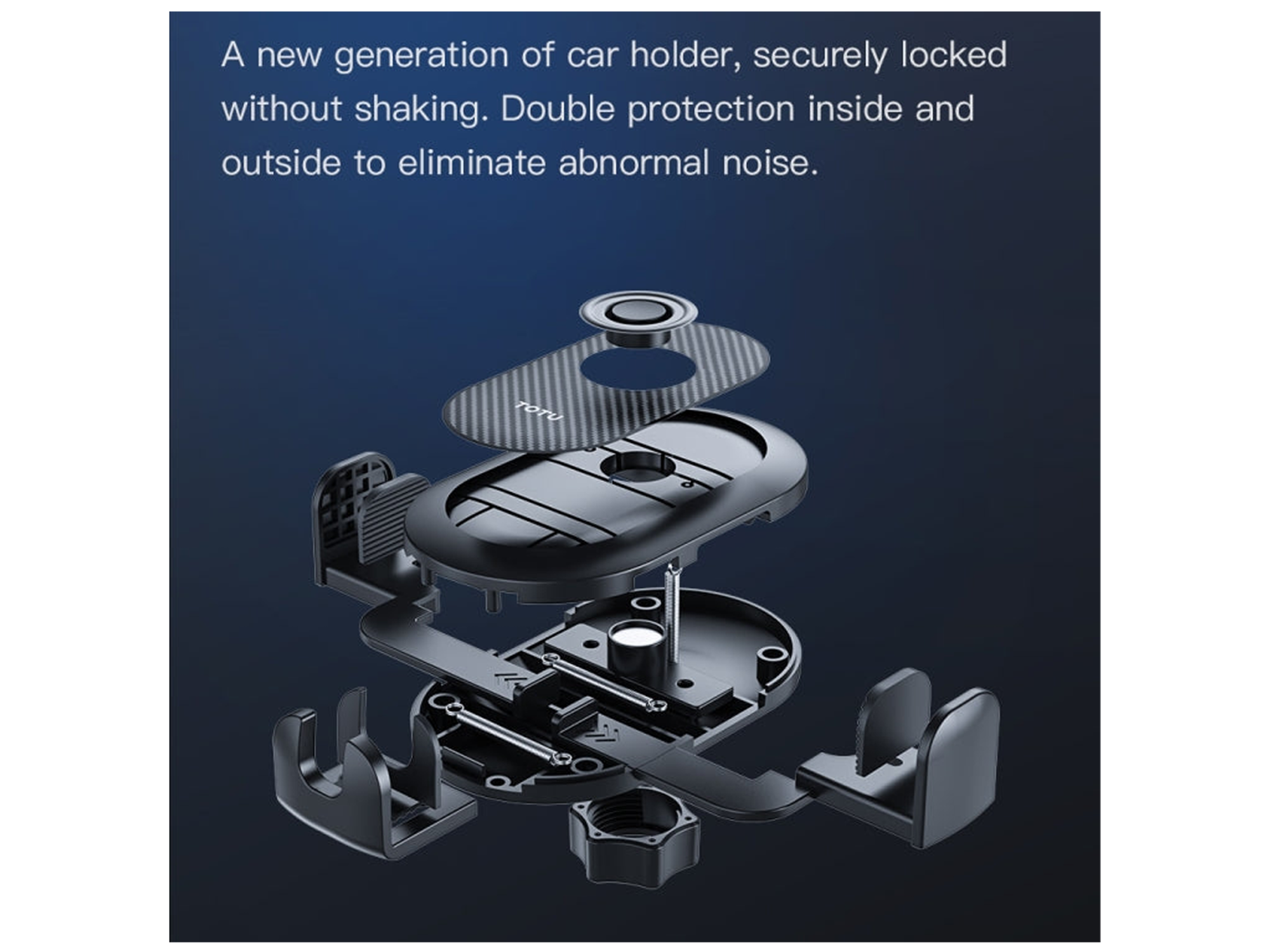 TOTU CH-3 Series One-Touch Locking Car Holder - Best Prices