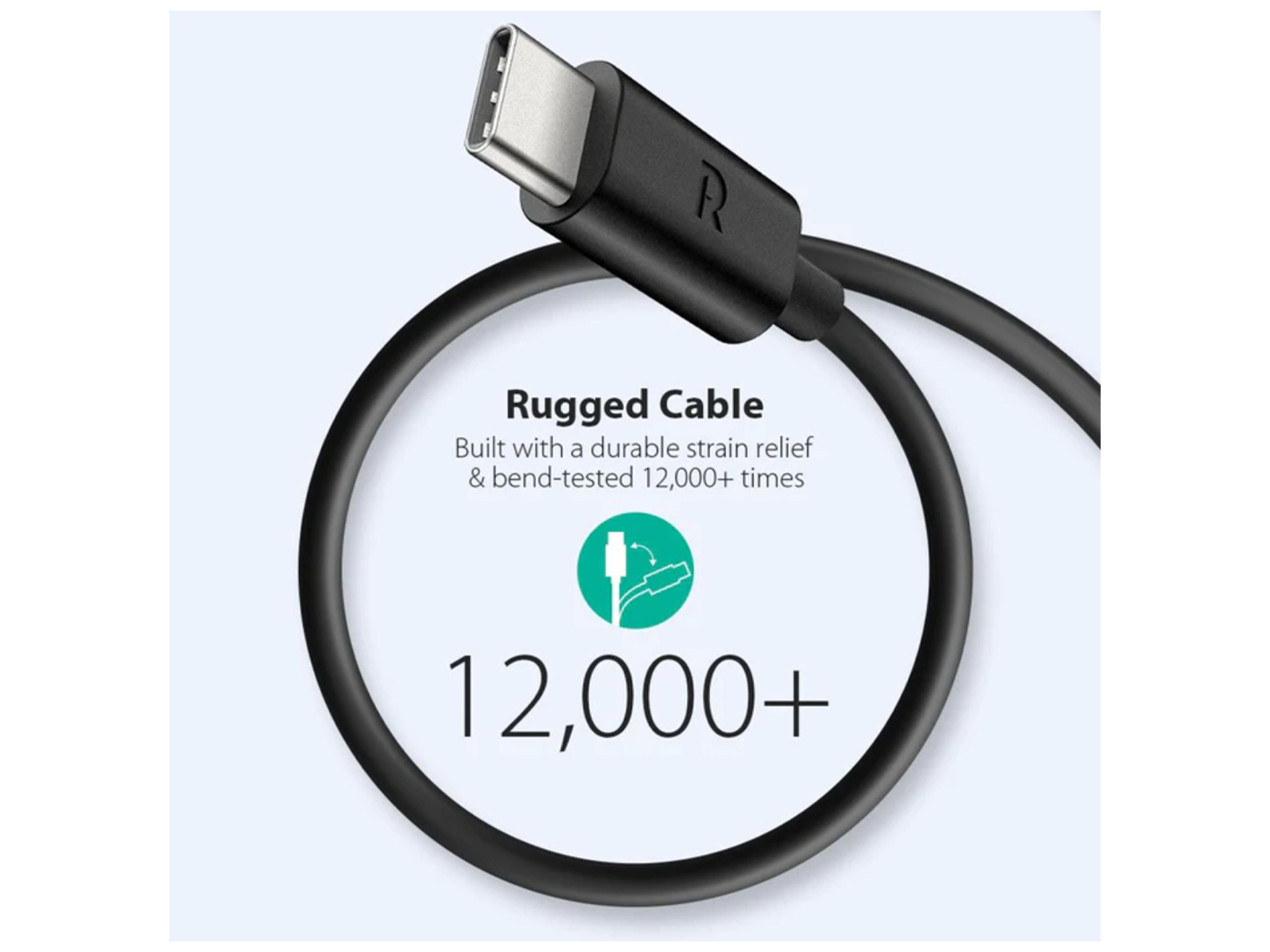 RAVPower RP-CB044 USB-A To Type-C Cable 1m - Best Prices