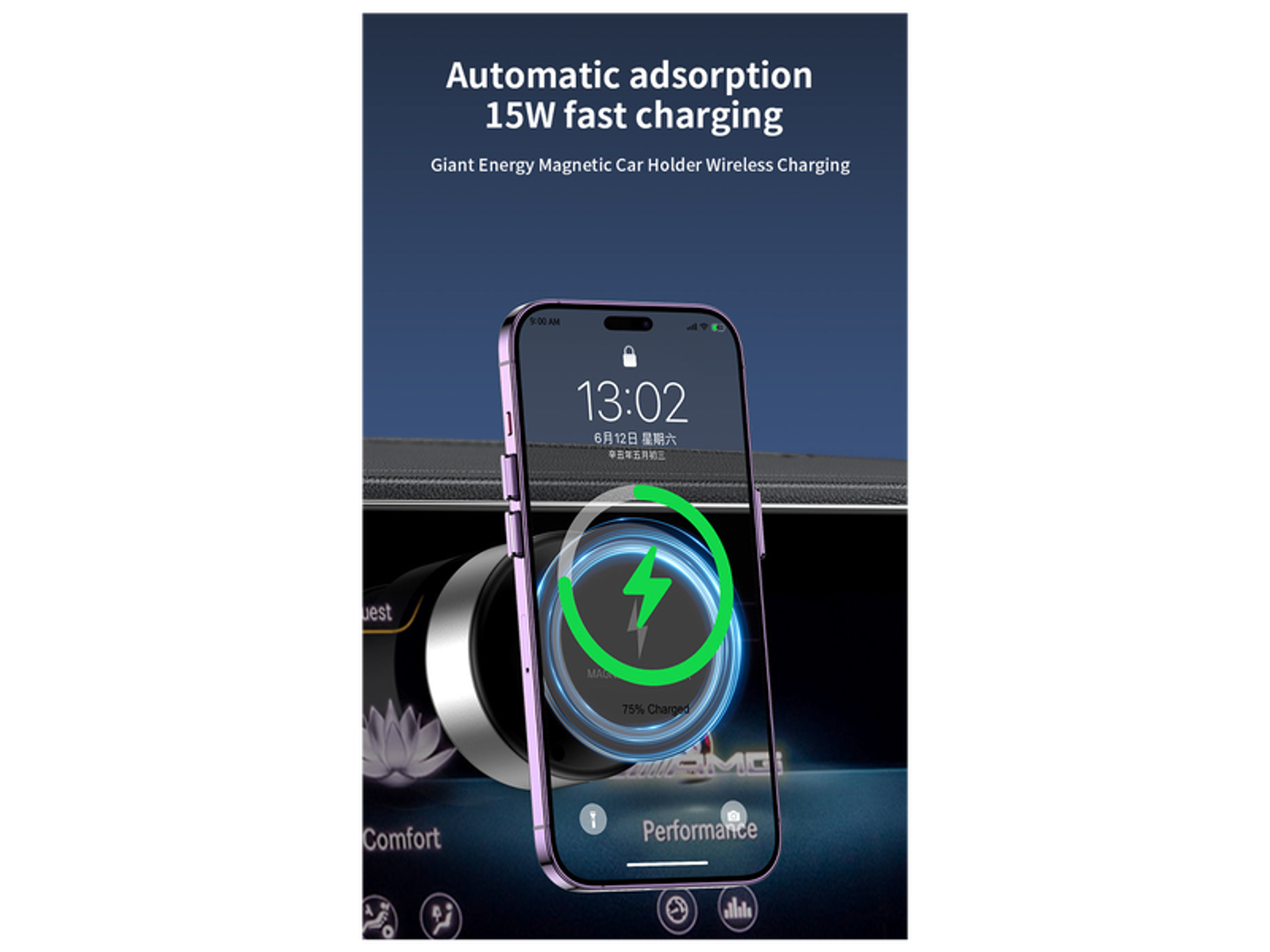 NaiDun 360° Rotating Car Phone Holder Vacuum Adsorption - Best Prices