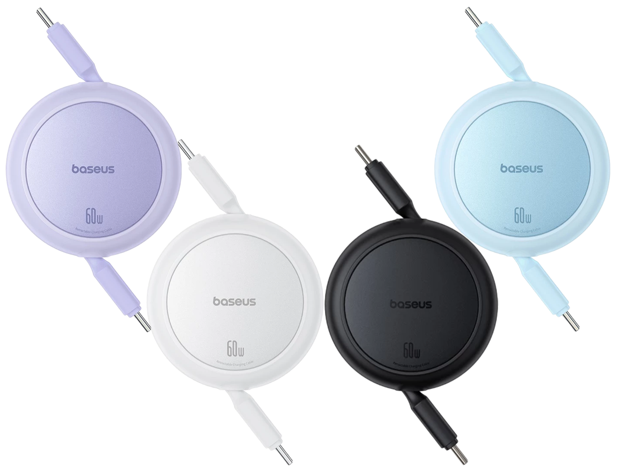 Baseus Free2Pull Mini Charging Cable USB-C to USB-C 60W 1m - Best Prices