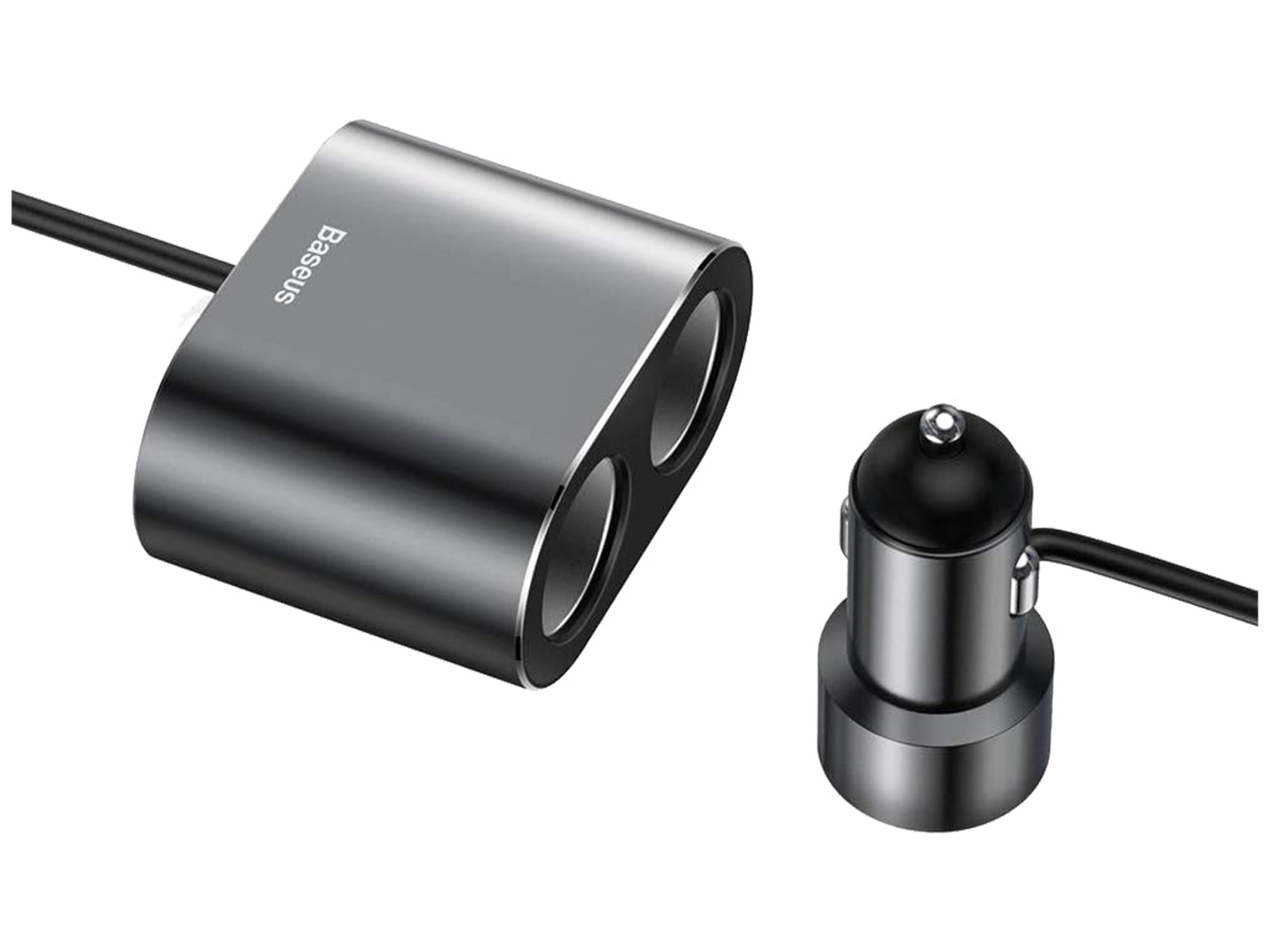 بيسوس شاحن سيارة مزدوج 80 وات + منفذ USB مزدوج 3.1 أمبير - أفضل سعر