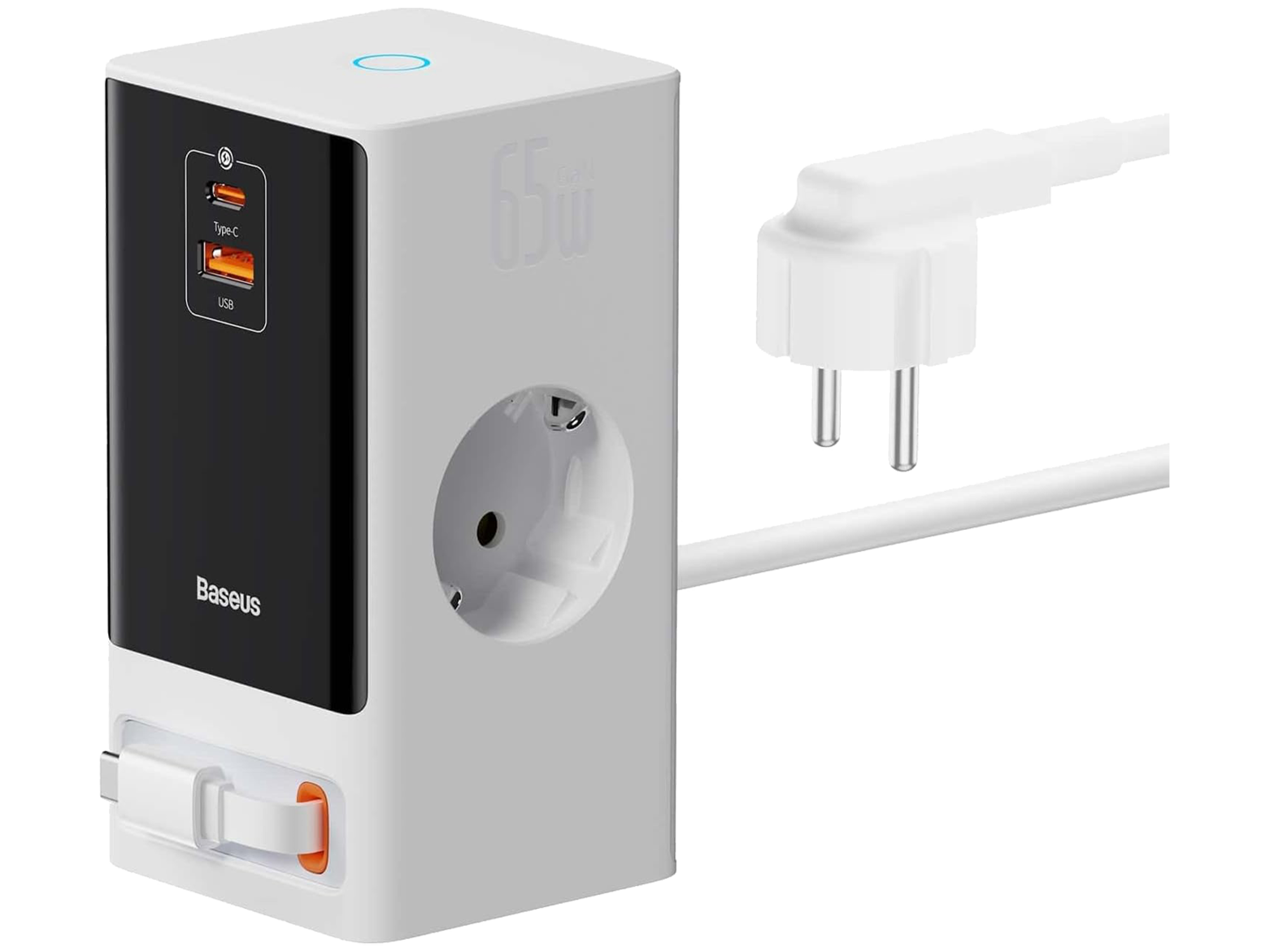 OS-Baseus PowerCombo Digital PowerStrip 65W Smart Version with 1.5m power cord