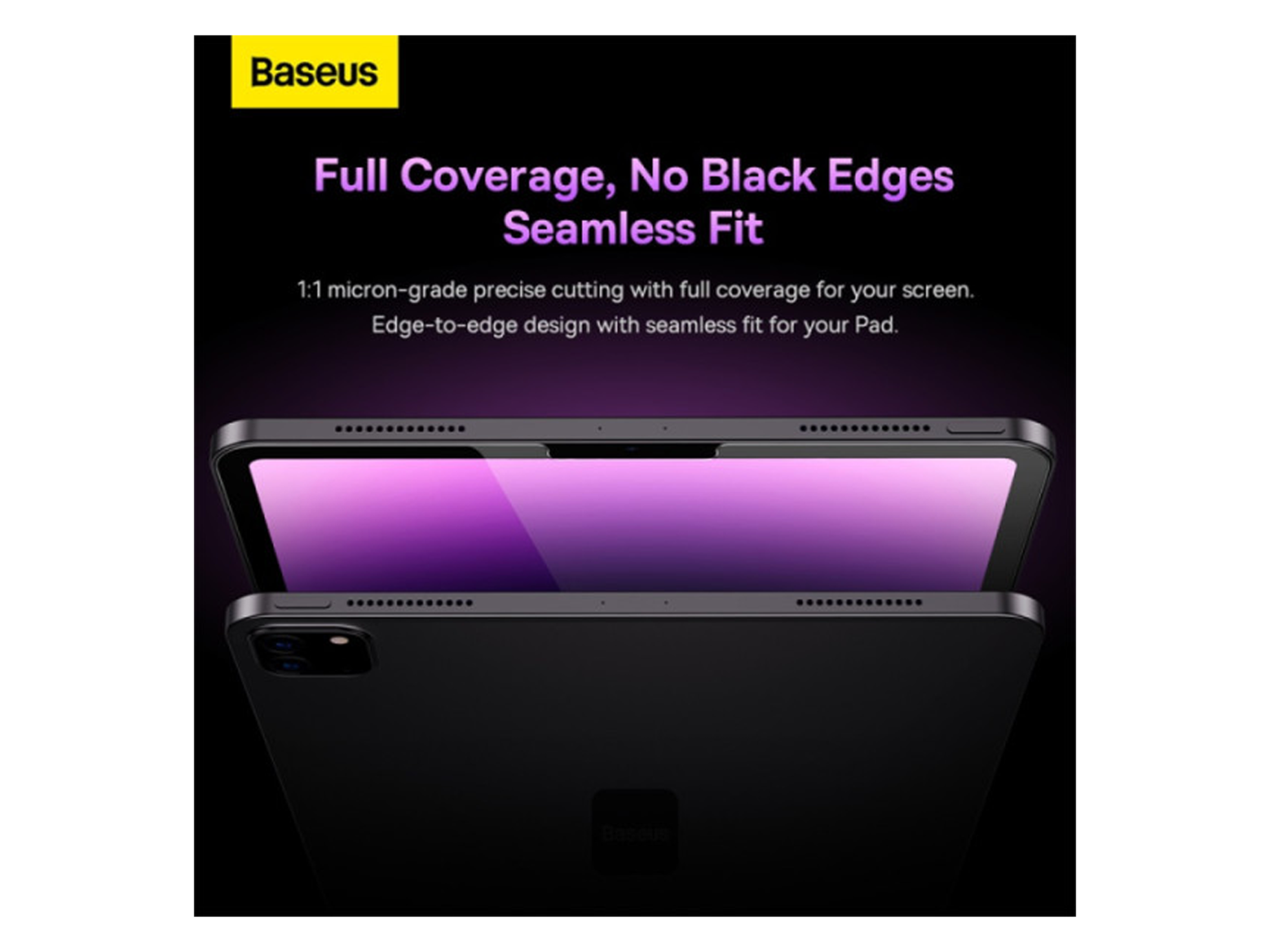 Baseus Crystal Series 0.3mm HD Tempered Glass Screen Protector for 12.9" iPad Pro - Best Prices