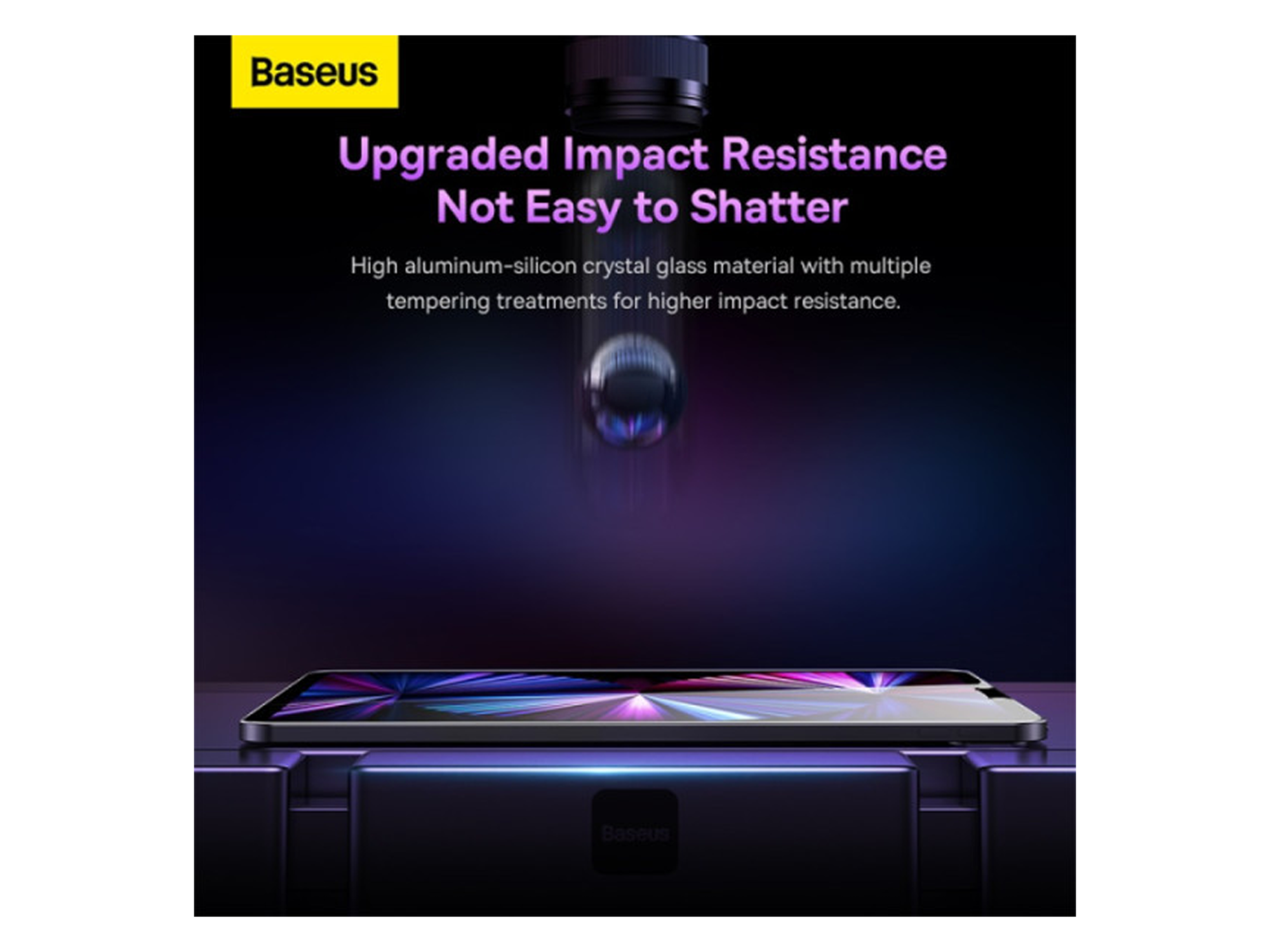 Baseus Crystal Series 0.3mm HD Tempered Glass Screen Protector for 12.9" iPad Pro - Best Prices