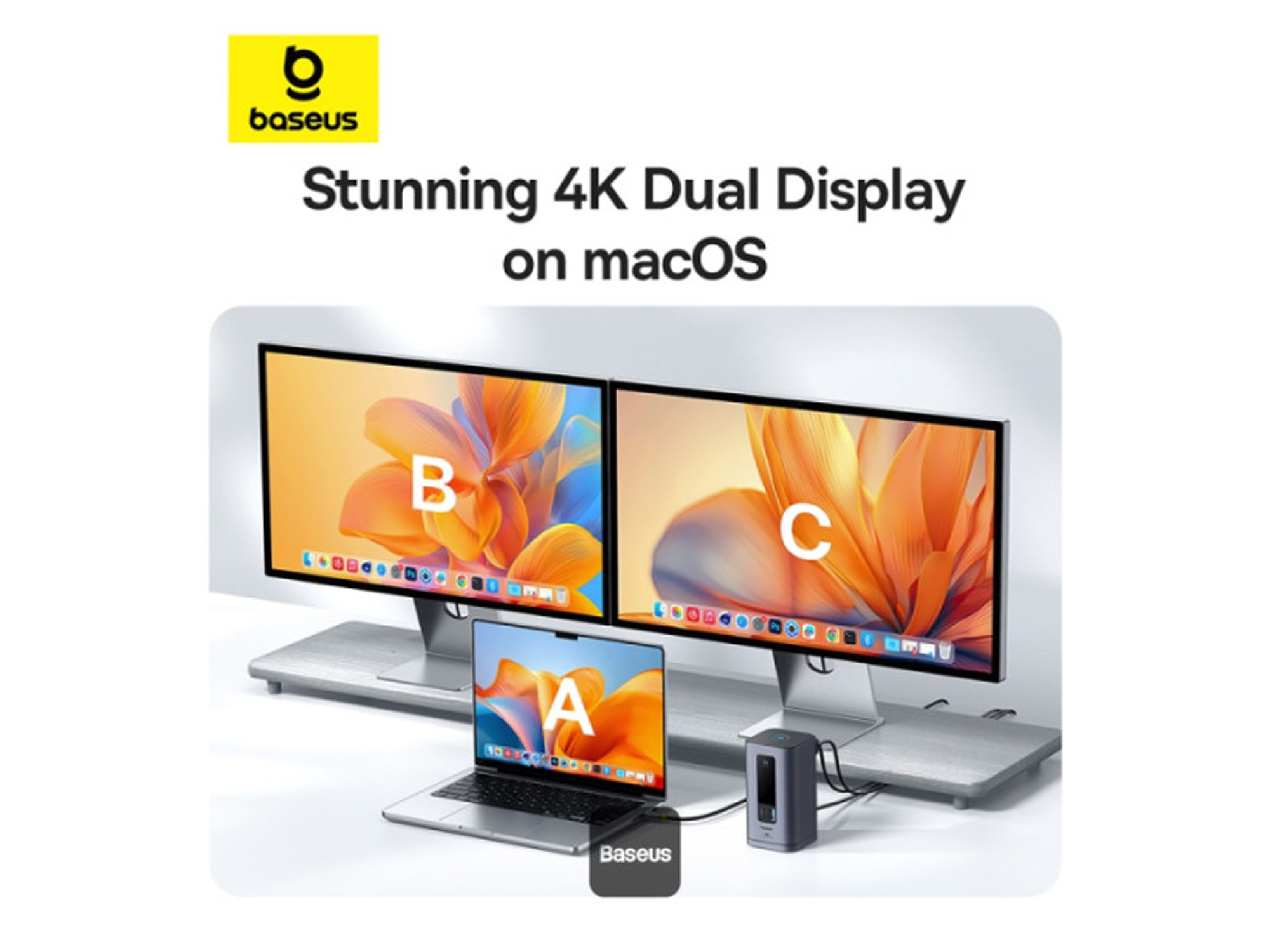 OS - Baseus SpaceMate Series 10-in-1 USB-C to HDMI Hub for Mac - Best Prices