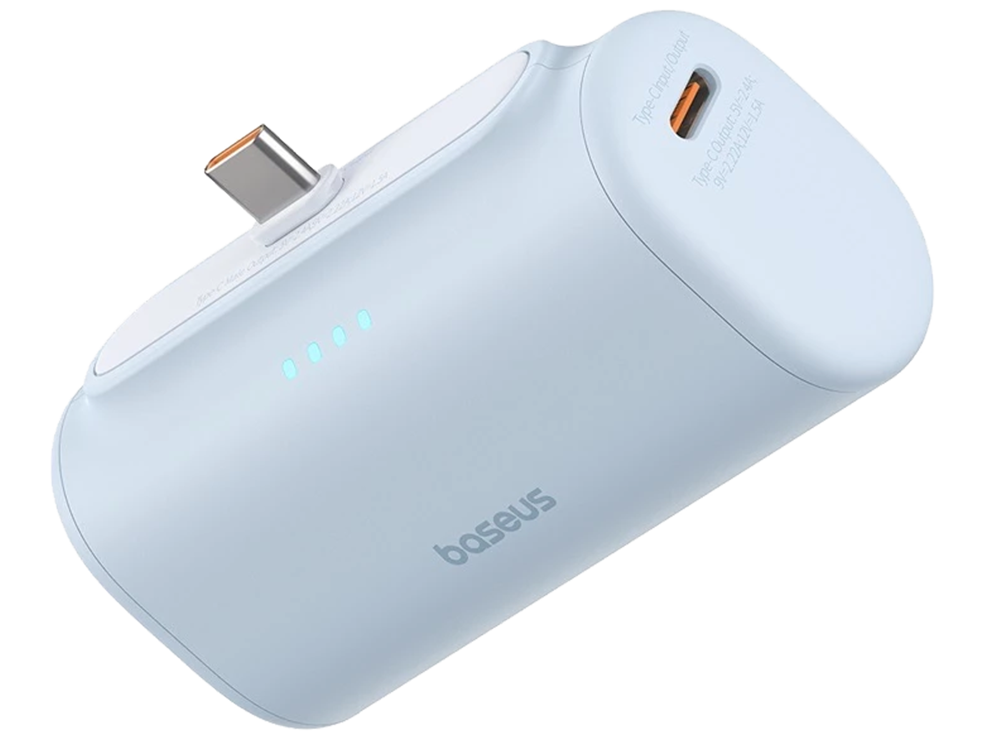 Baseus Compact Fast Charging Power Bank Type-C Edition 5000mAh 20W Blue