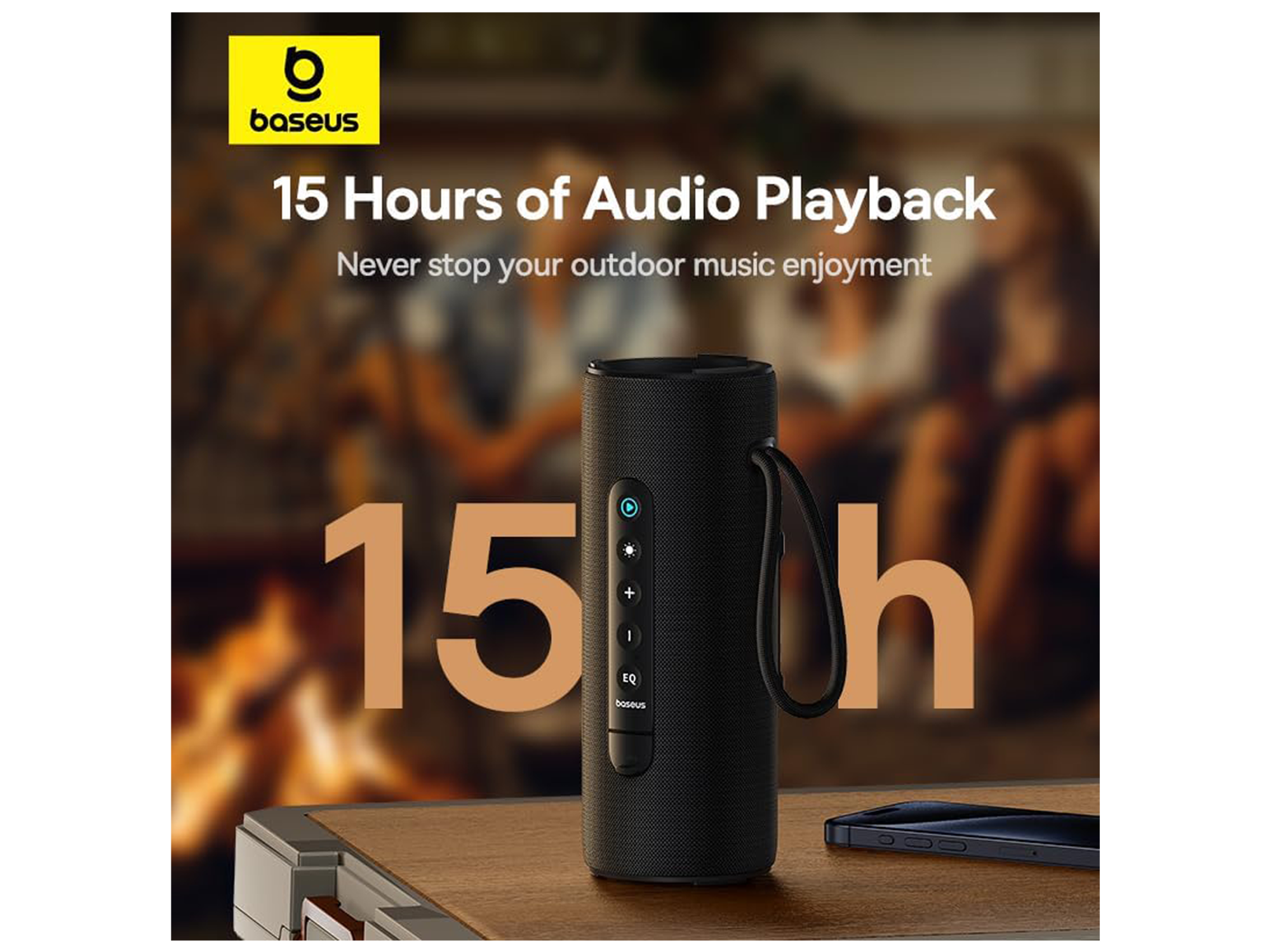 OS-Baseus AeQur VO20 Portable Wireless Speaker - Best Prices