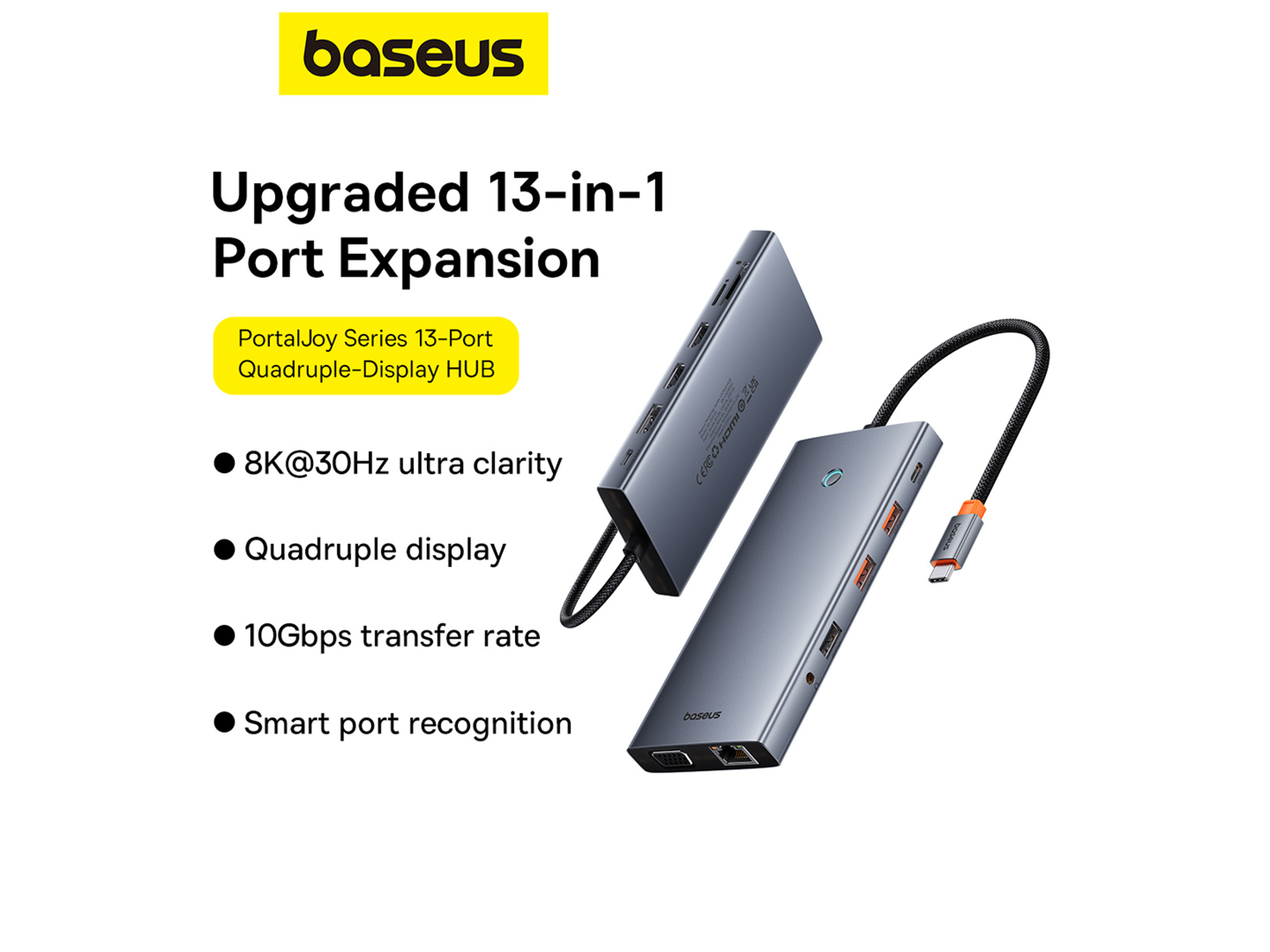 Baseus PortalJoy Series 13-Port HUB - Best Prices