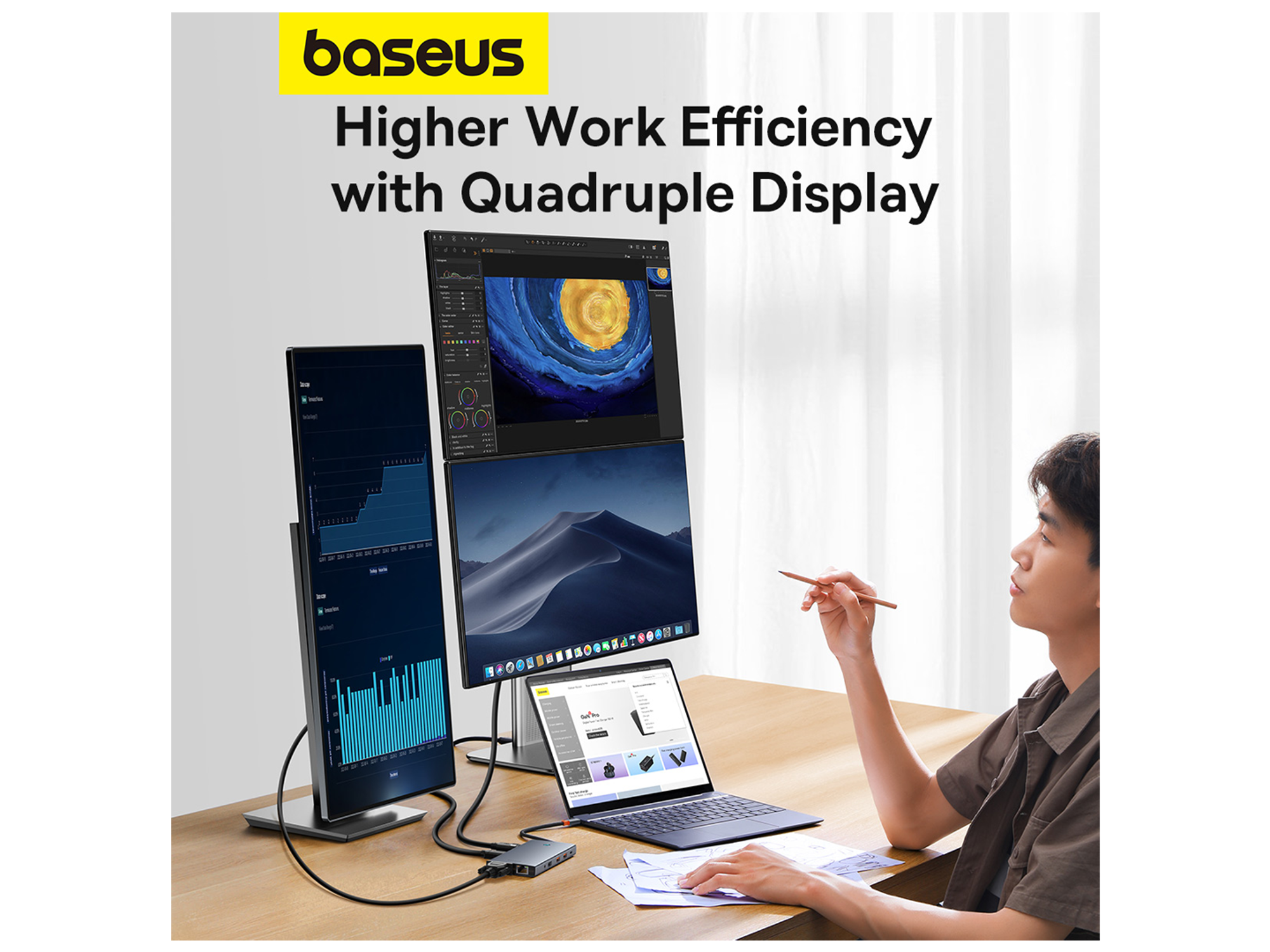 Baseus PortalJoy Series 13-Port HUB - Best Prices