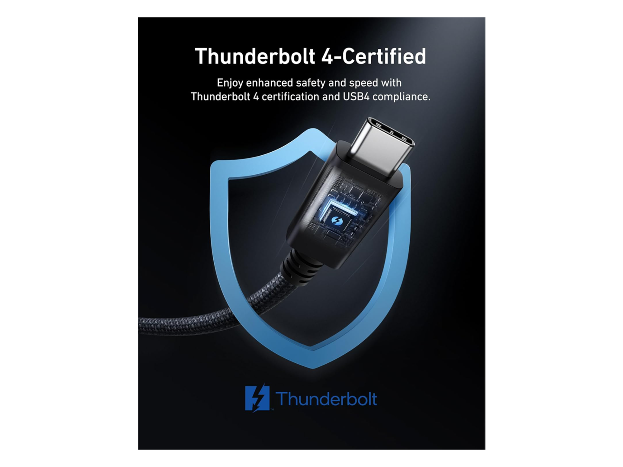 Anker Prime Thunderbolt 4 Type-C Cable 240W 1m - Best Prices