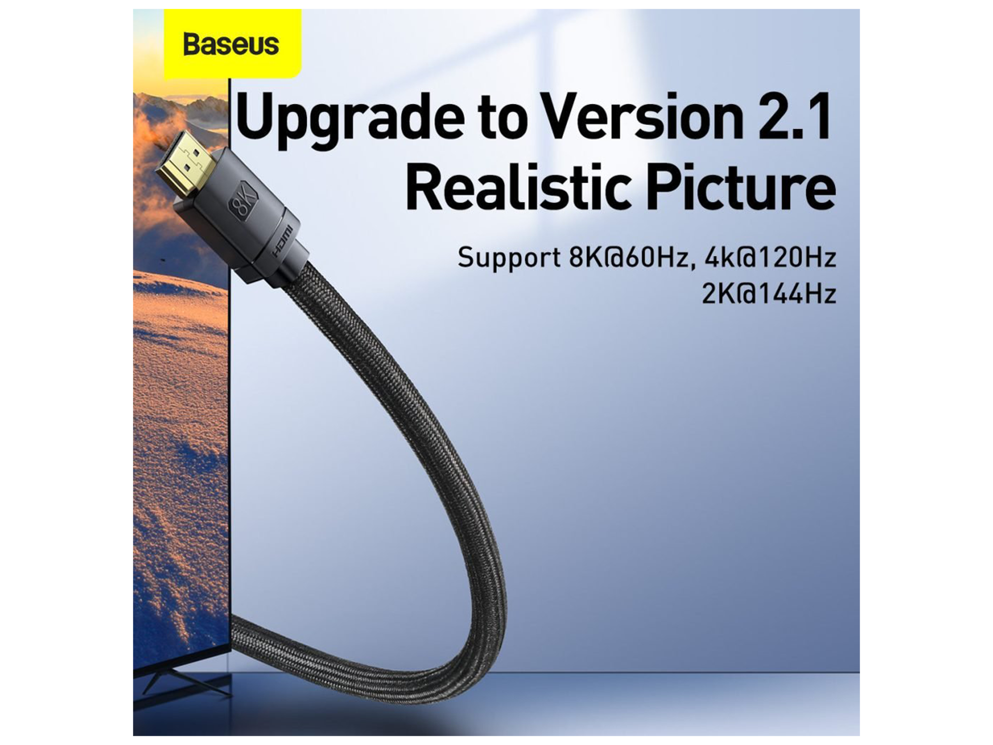 Baseus High Definition Series HDMI 8K to HDMI 8K Adapter Cable - Best Prices