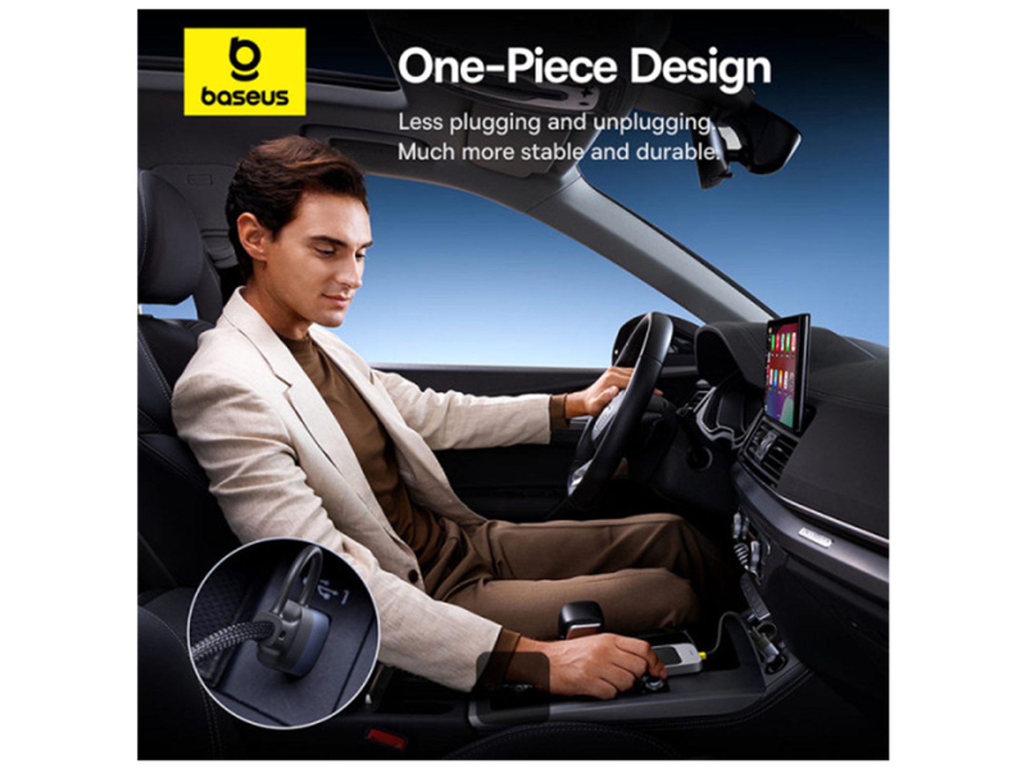 OS-Baseus SafeJourney Series Wireless CarPlay Adapter - Best Prices