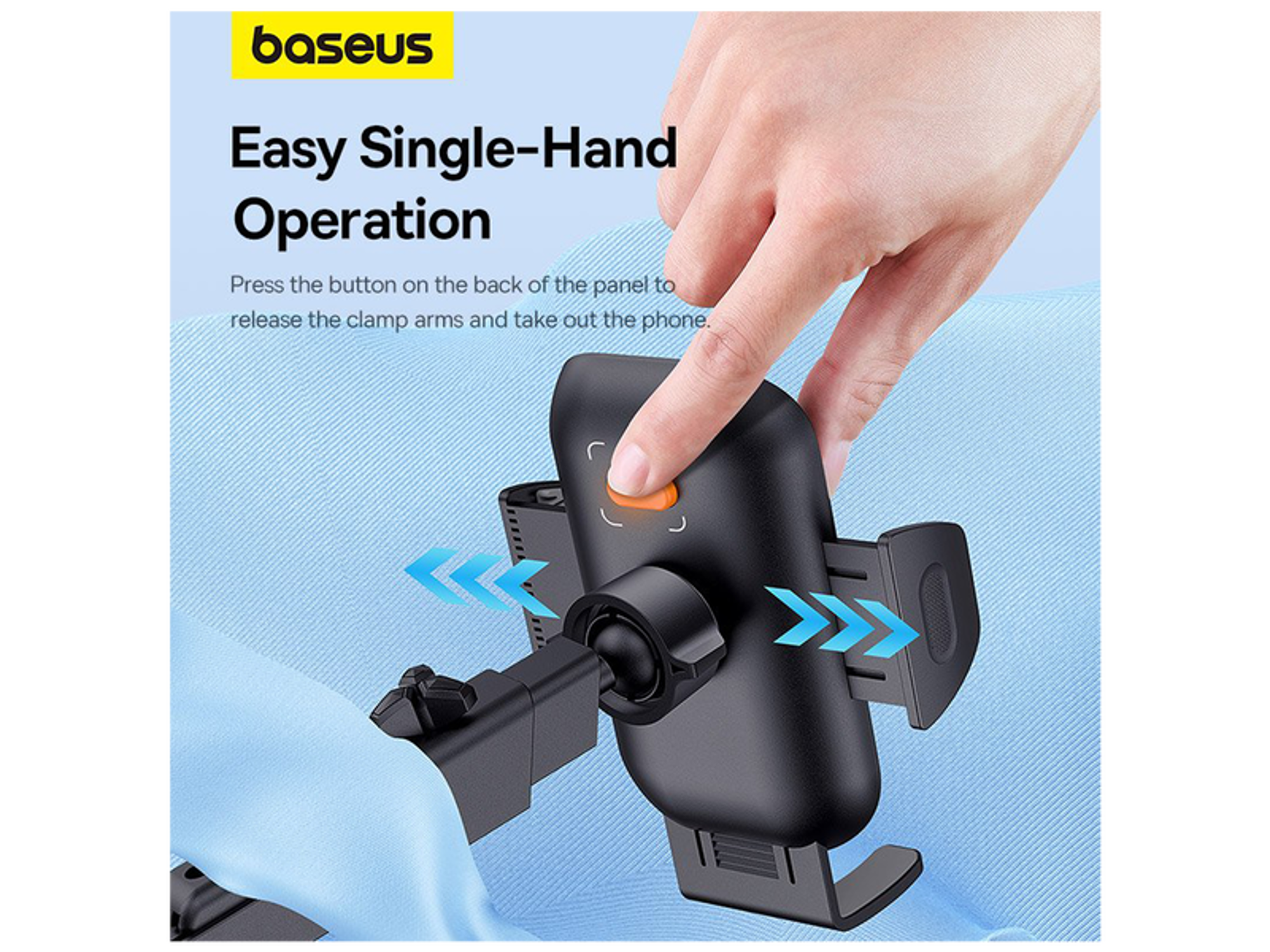 Baseus UltraControl Go Series Clamp-Type Phone Holder - Best Prices