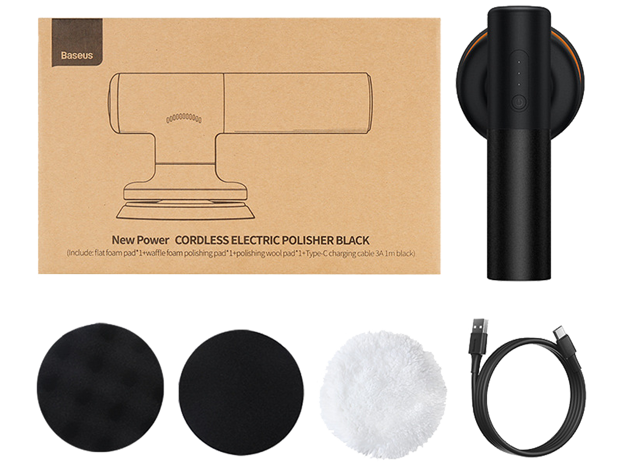 Baseus New Power Cordless Electric Polisher - Best Prices