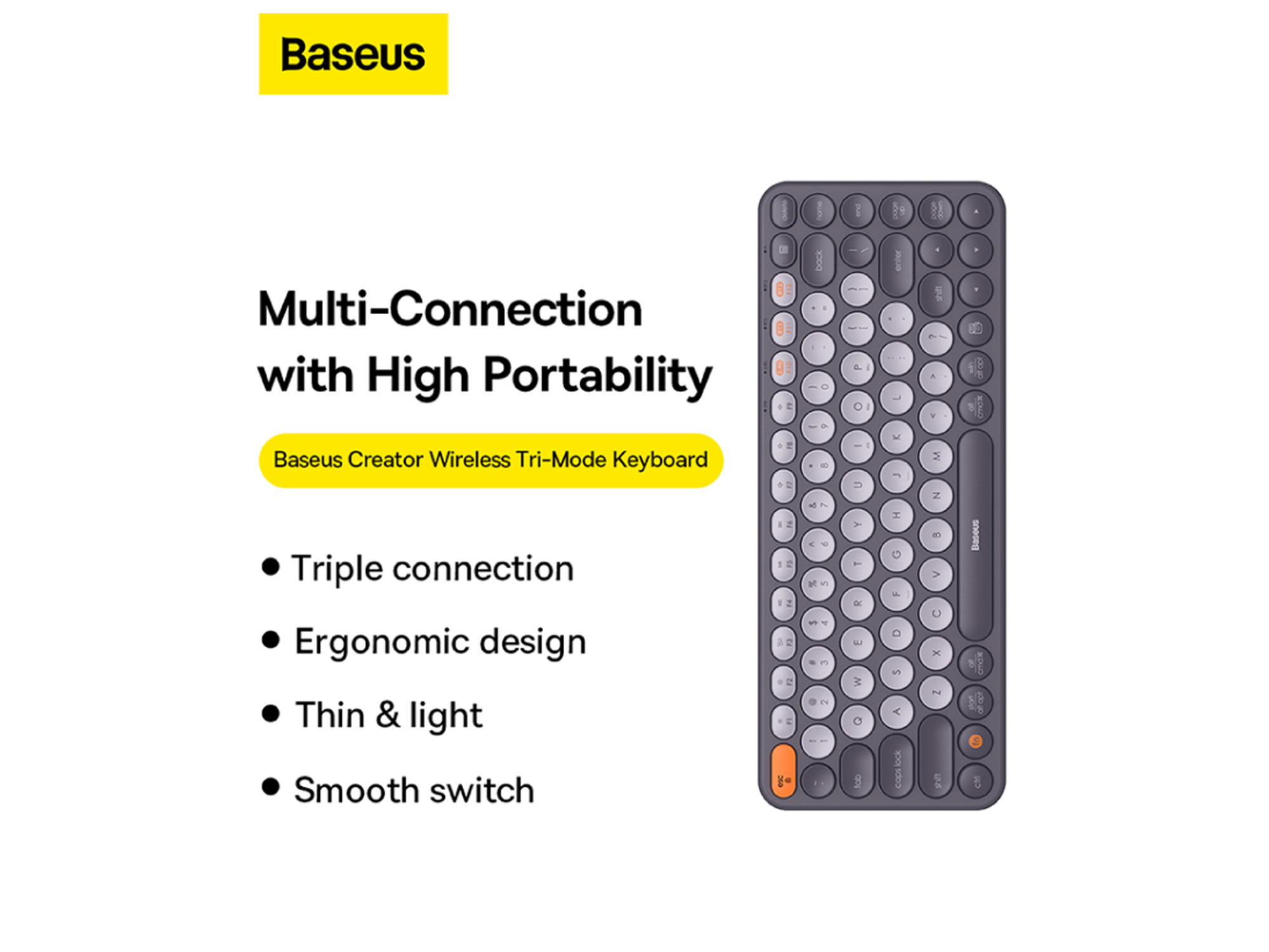 Baseus K01B Wireless Tri-Mode Keyboard - Best Prices